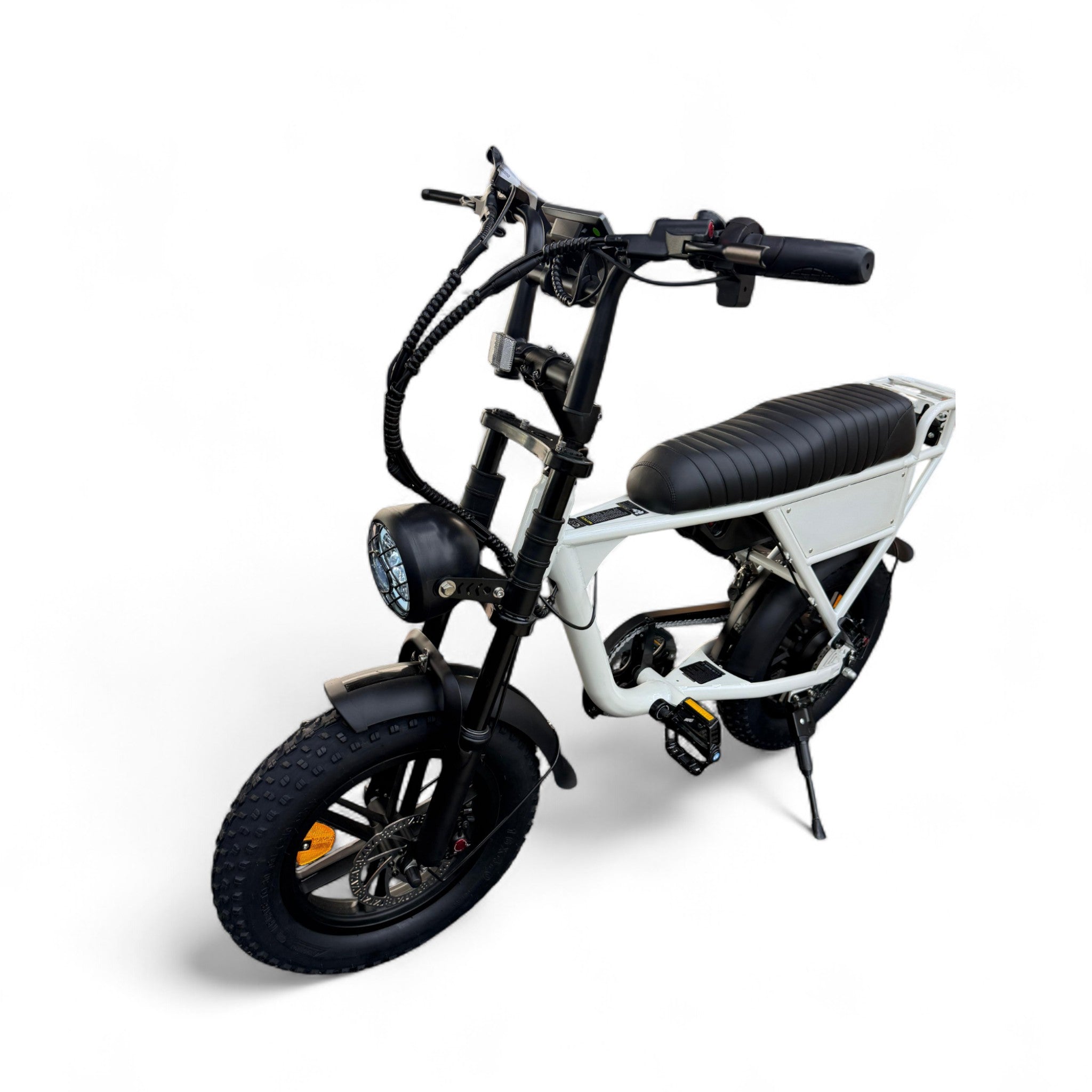 Ouxi C63 Mini Fatbike - Kinderfatbike - Wit - 16x4 inch - Accu 36V (10.5Ah) - 250W Motor - Shimano 7 Versnellingen - Hydraulische Remmen - AE-trading