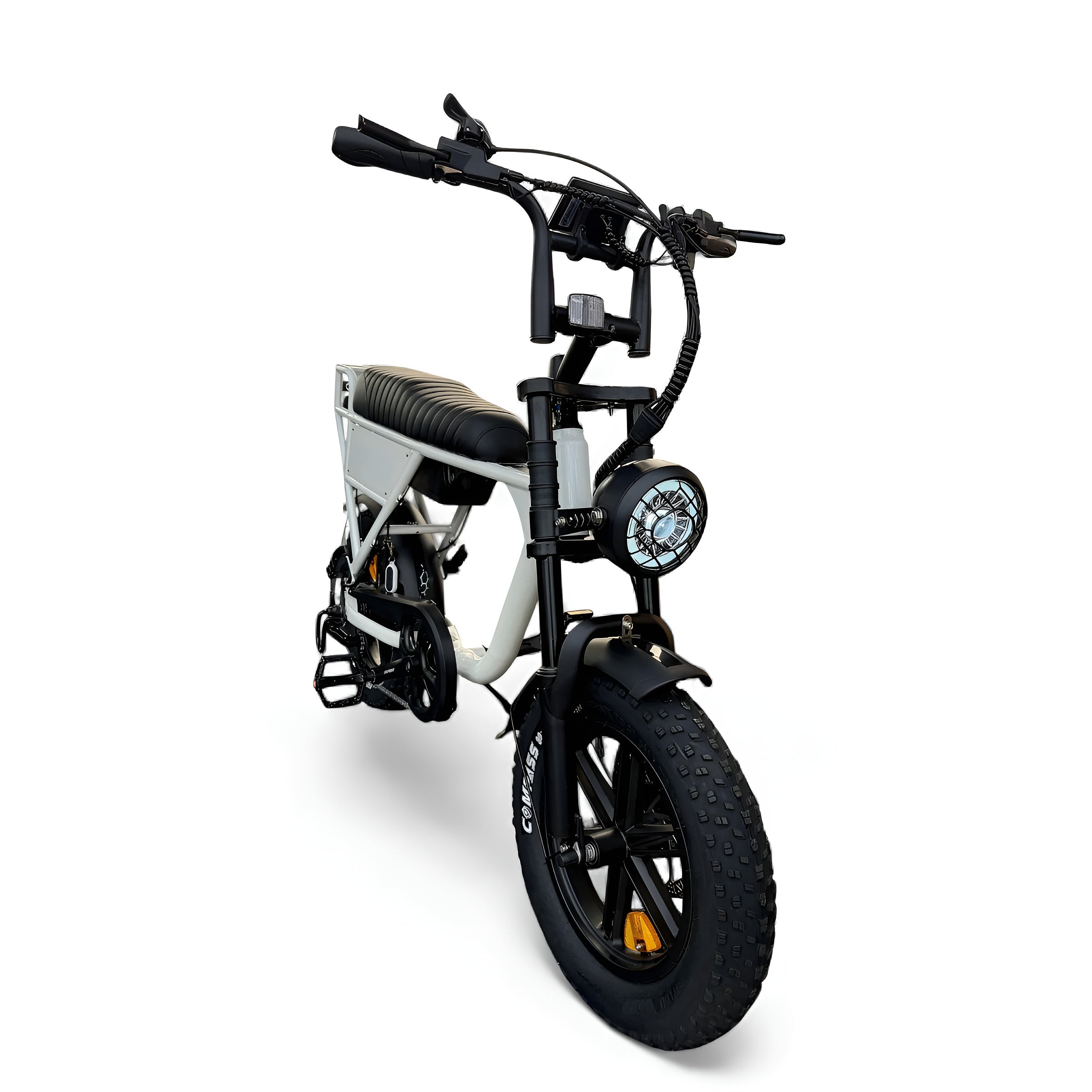 Ouxi C63 Mini Fatbike - Kinderfatbike - Wit - 16x4 inch - Accu 36V (10.5Ah) - 250W Motor - Shimano 7 Versnellingen - Hydraulische Remmen - AE-trading