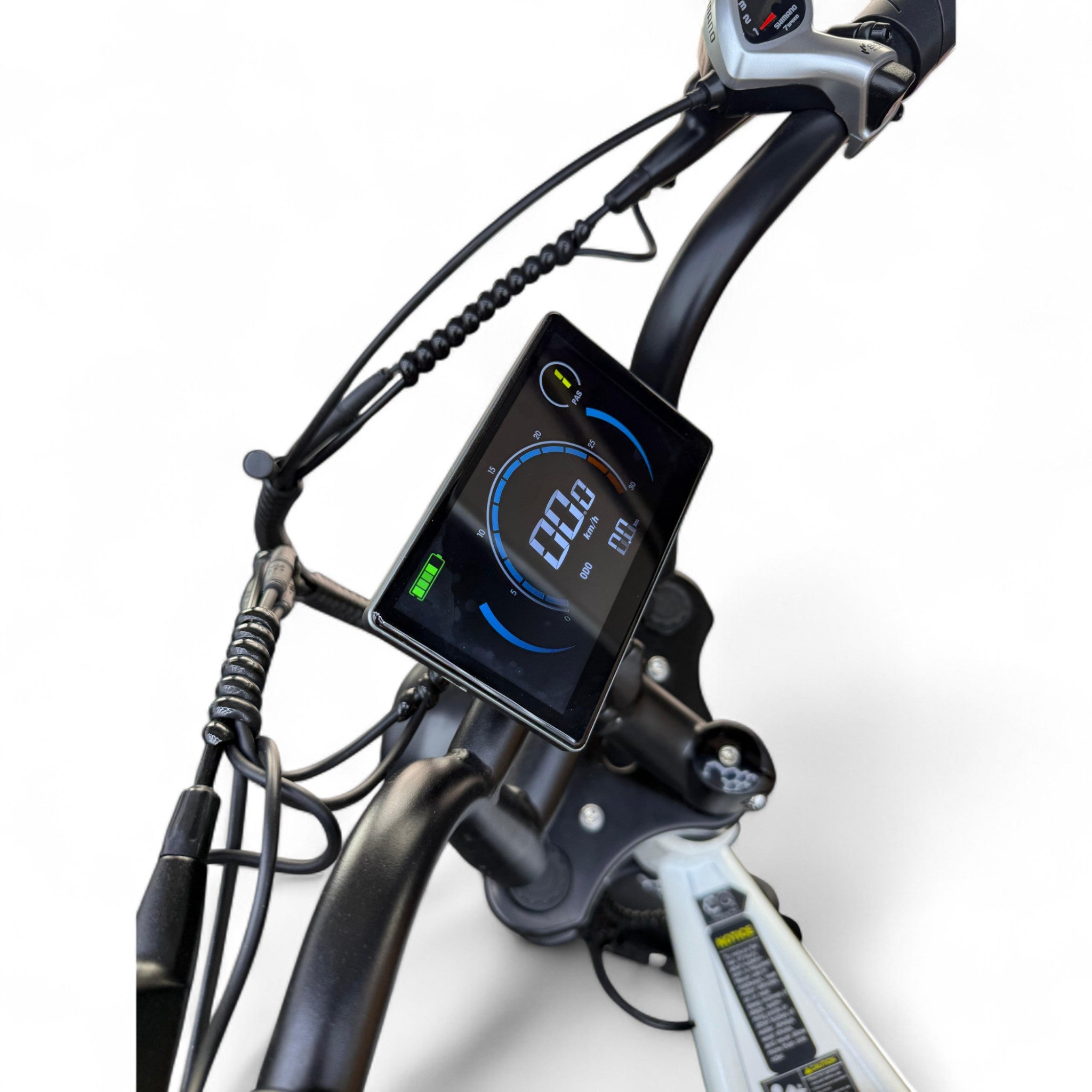 Ouxi C63 Mini Fatbike - Kinderfatbike - Wit - 16x4 inch - Accu 36V (10.5Ah) - 250W Motor - Shimano 7 Versnellingen - Hydraulische Remmen - AE-trading