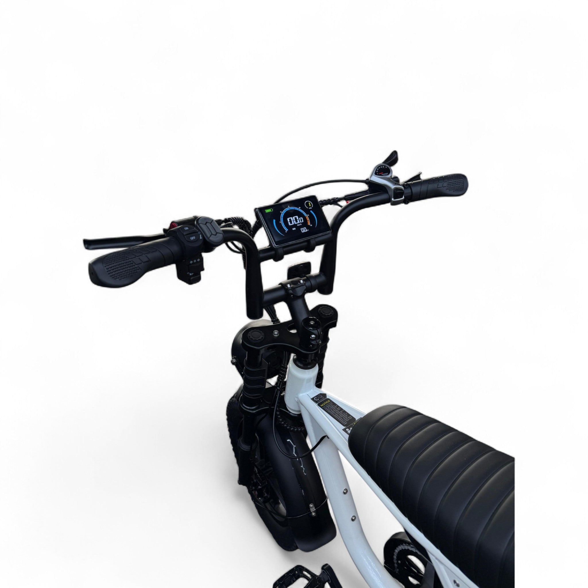 Ouxi C63 Mini Fatbike - Kinderfatbike - Wit - 16x4 inch - Accu 36V (10.5Ah) - 250W Motor - Shimano 7 Versnellingen - Hydraulische Remmen - AE-trading