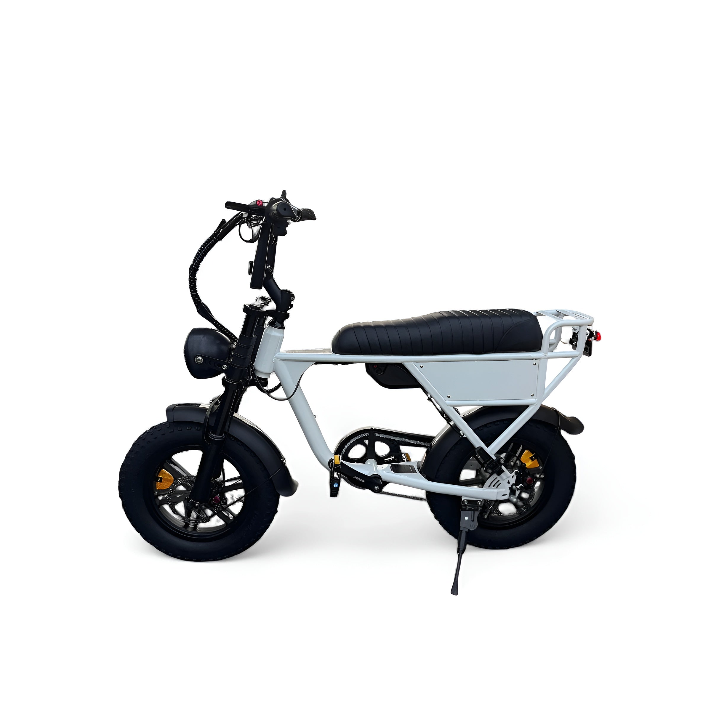 Ouxi C63 Mini Fatbike - Kinderfatbike - Wit - 16x4 inch - Accu 36V (10.5Ah) - 250W Motor - Shimano 7 Versnellingen - Hydraulische Remmen - AE-trading