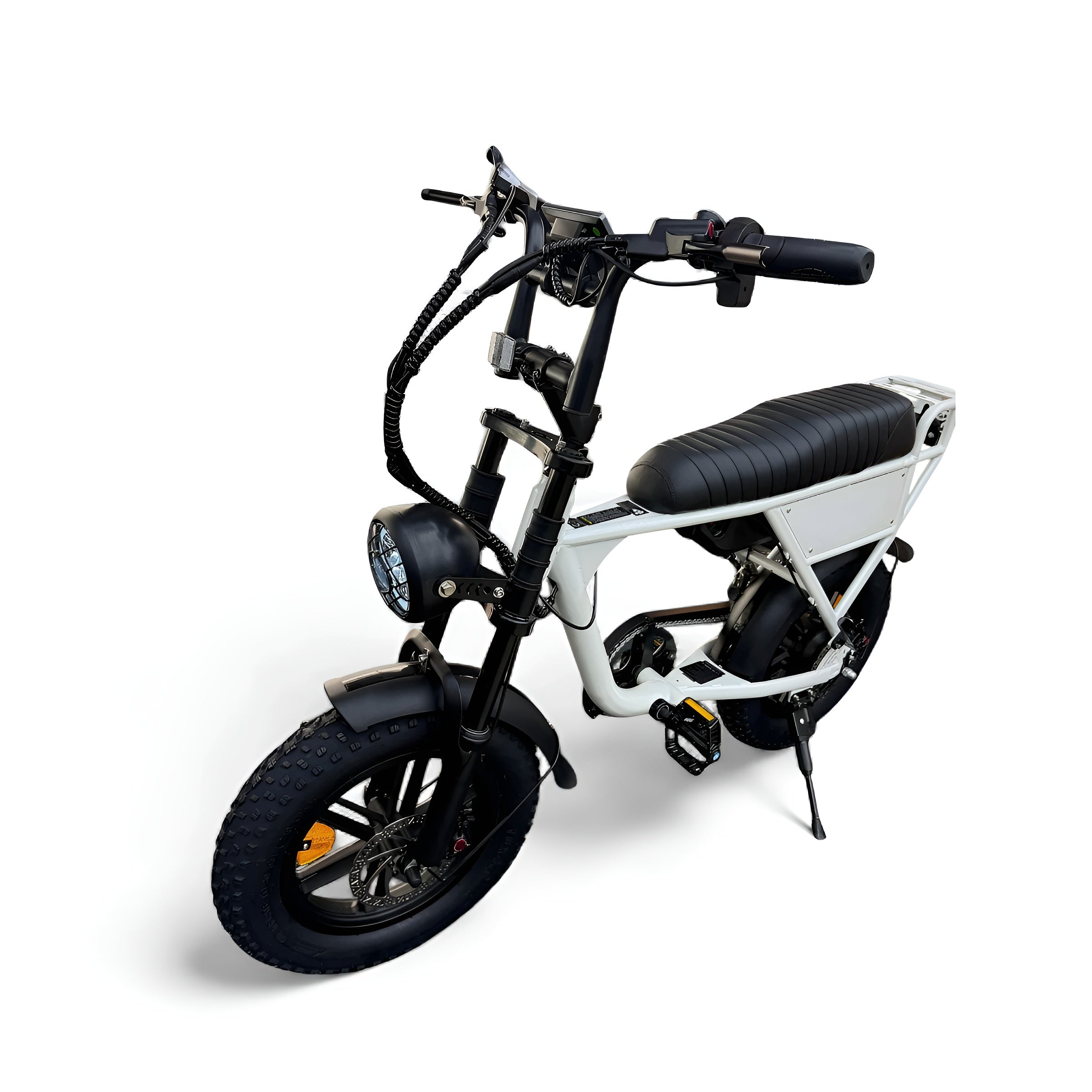 Ouxi C63 Mini Fatbike - Kinderfatbike - Wit - 16x4 inch - Accu 36V (10.5Ah) - 250W Motor - Shimano 7 Versnellingen - Hydraulische Remmen - AE-trading