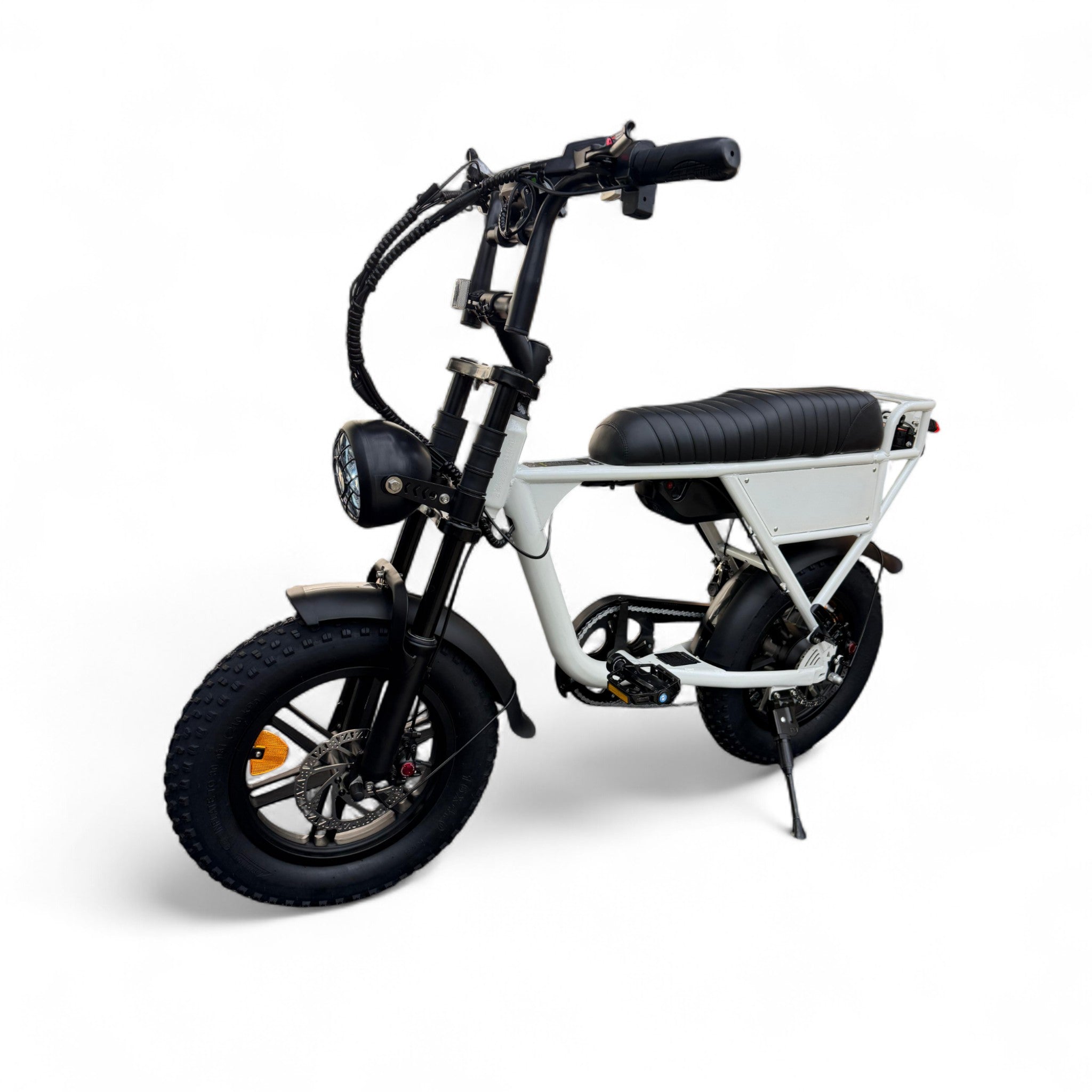 Ouxi C63 Mini Fatbike - Kinderfatbike - Wit - 16x4 inch - Accu 36V (10.5Ah) - 250W Motor - Shimano 7 Versnellingen - Hydraulische Remmen - AE-trading