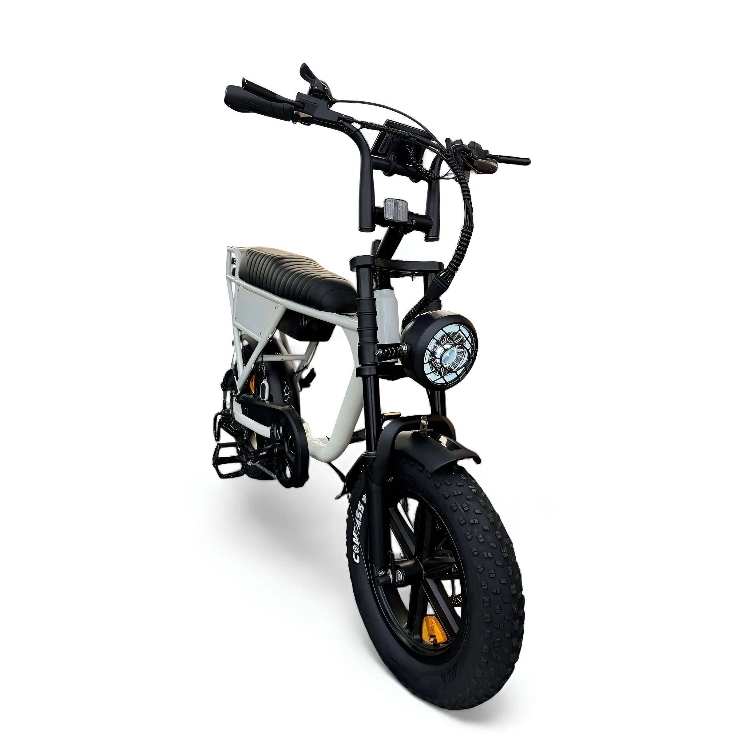 Ouxi C63 Mini Fatbike - Kinderfatbike - Wit - 16x4 inch - Accu 36V (10.5Ah) - 250W Motor - Shimano 7 Versnellingen - Hydraulische Remmen - AE-trading