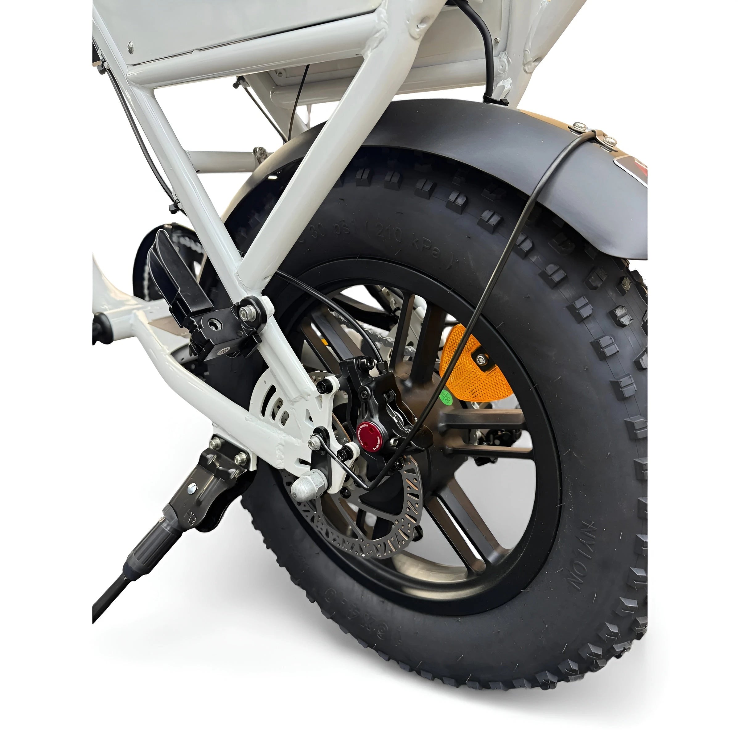 Ouxi C63 Mini Fatbike - Kinderfatbike - Wit - 16x4 inch - Accu 36V (10.5Ah) - 250W Motor - Shimano 7 Versnellingen - Hydraulische Remmen - AE-trading