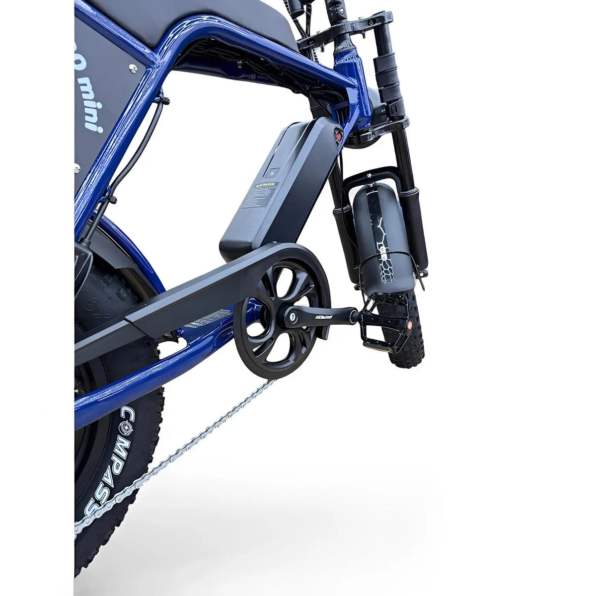 Ouxi C80 Mini Fatbike – Donkerblauw – 2026 - AE-trading
