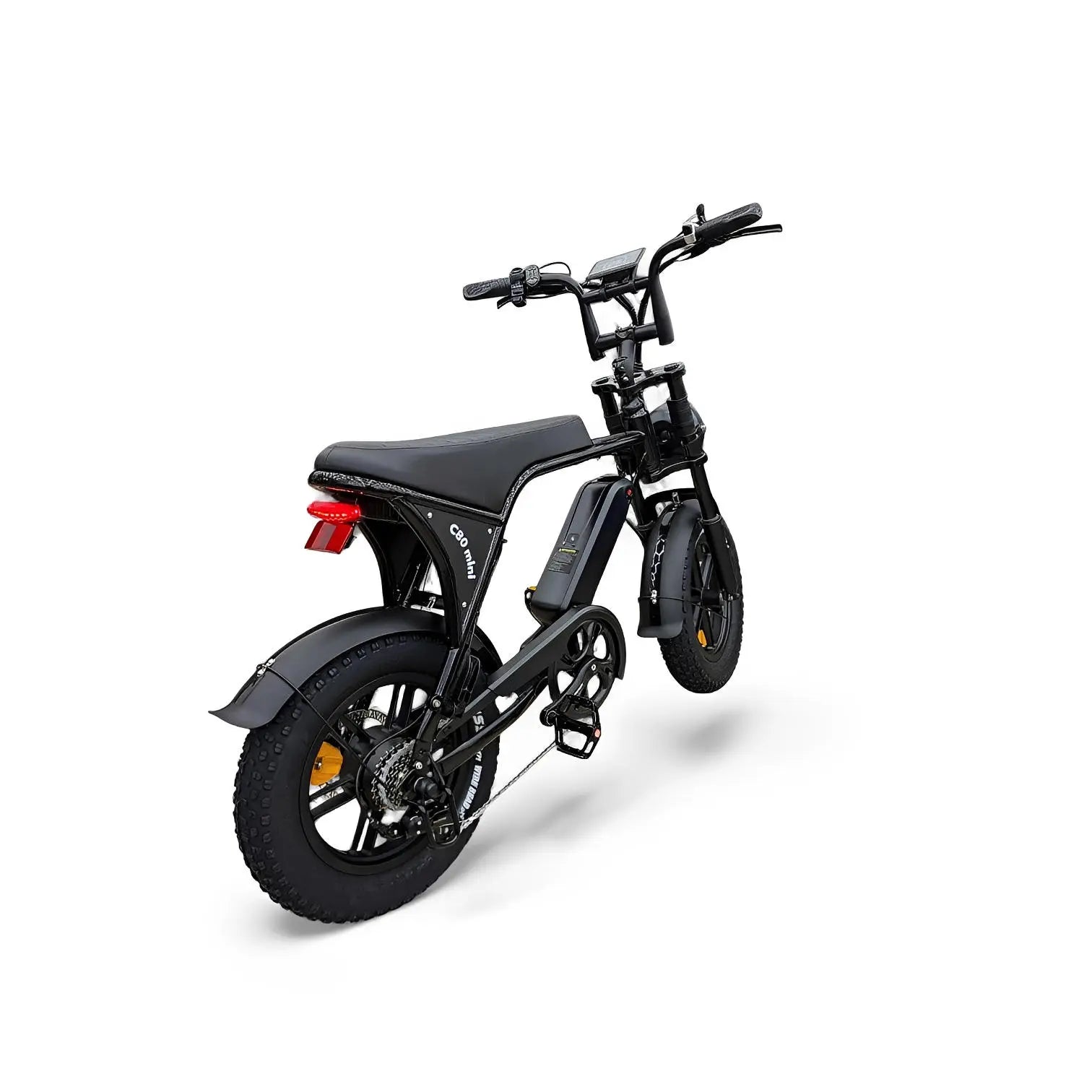 Ouxi C80 Mini Fatbike Glans Zwart - AE-trading