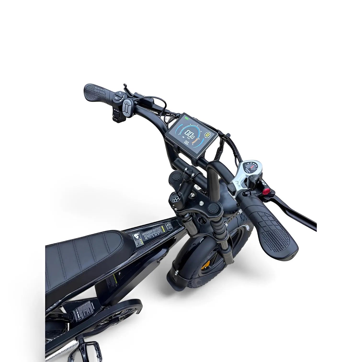 Ouxi C80 Mini Fatbike Glans Zwart - AE-trading