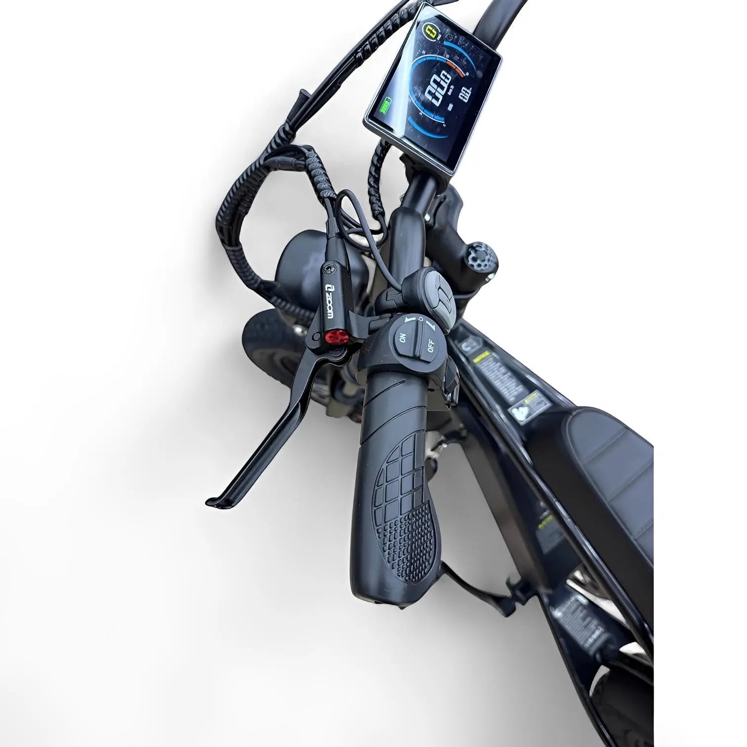 Ouxi C80 Mini Fatbike Glans Zwart - AE-trading