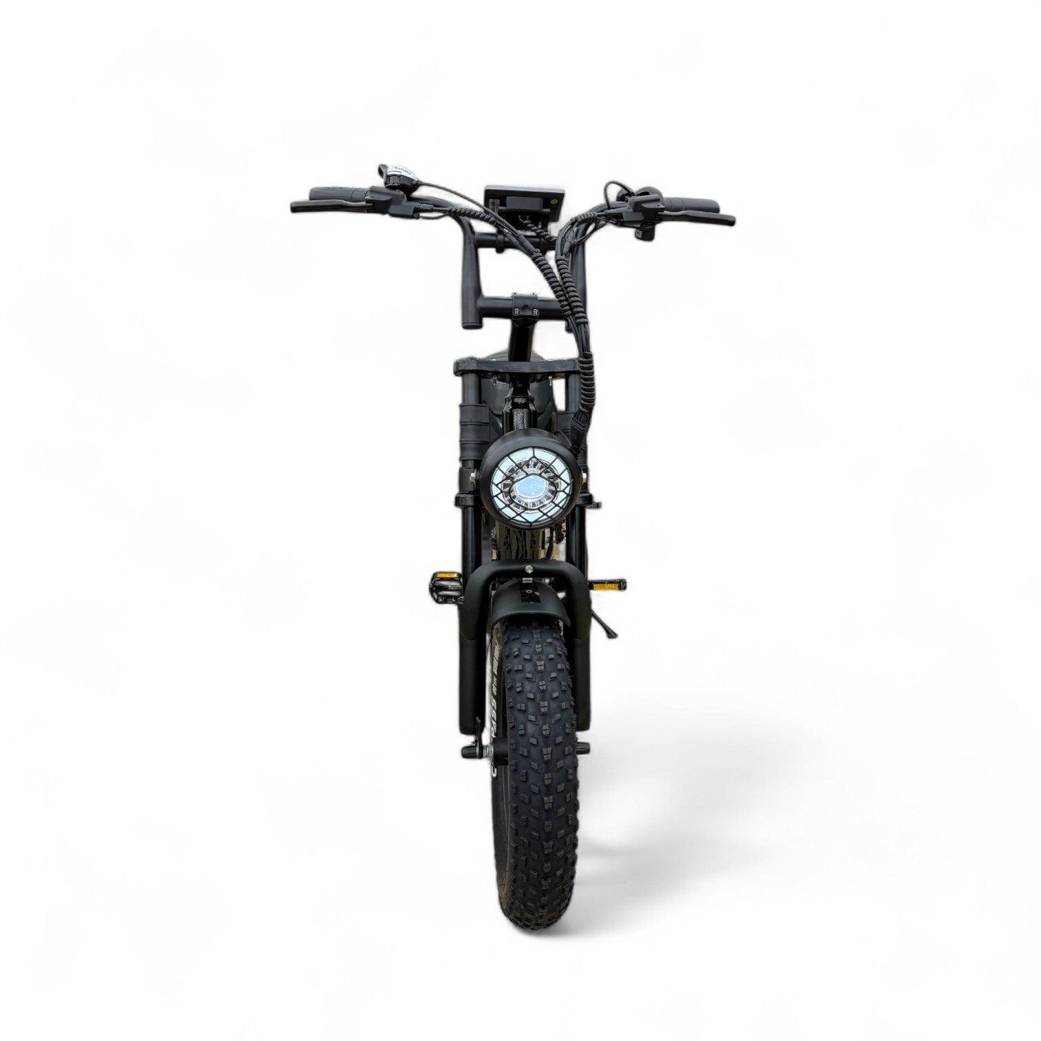 Ouxi C80 Mini Fatbike Glans Zwart met Hydraulische Remmen