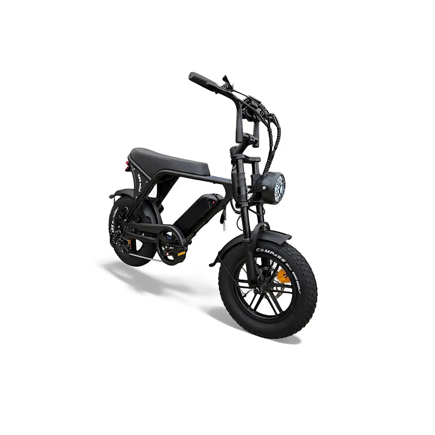 Ouxi C80 Mini Fatbike Mat Zwart - AE-trading