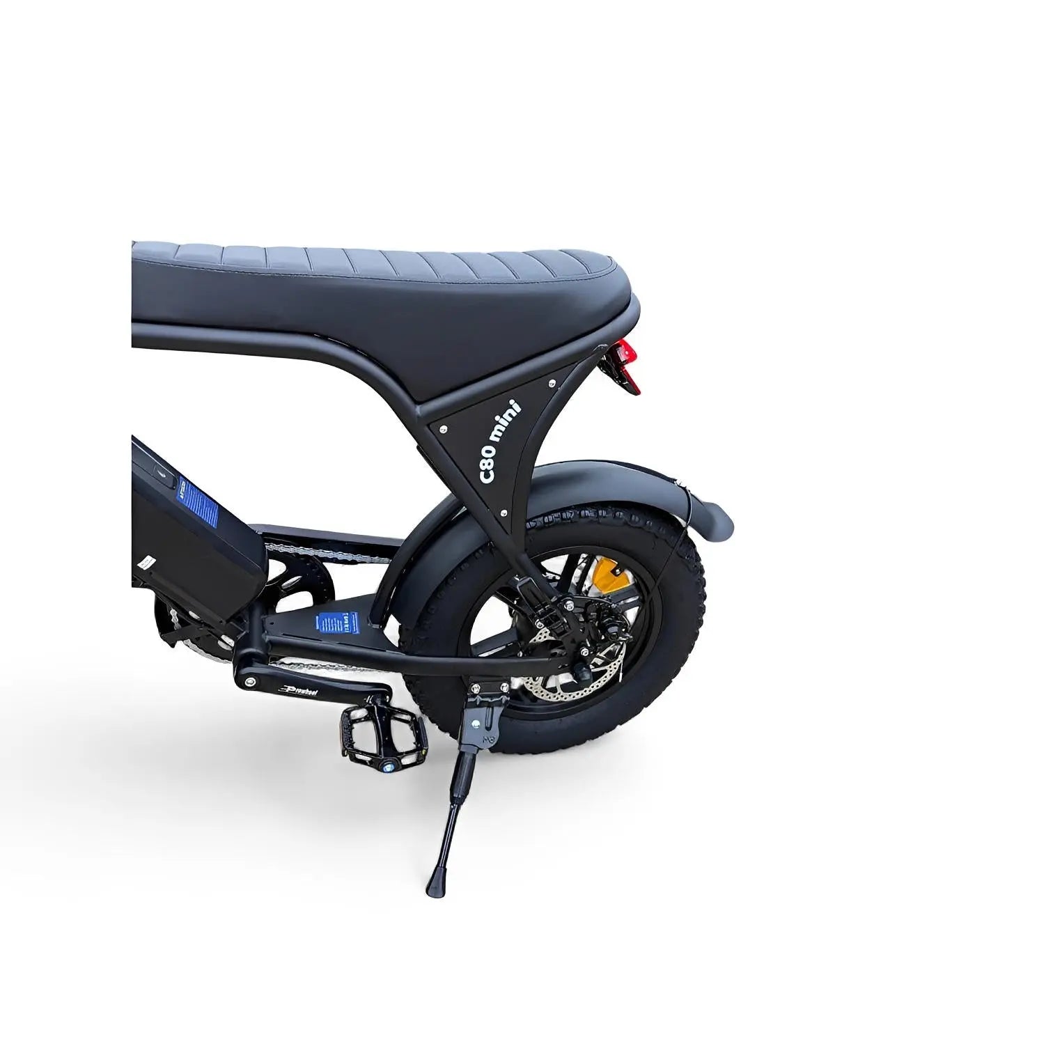 Ouxi C80 Mini Fatbike Mat Zwart - AE-trading