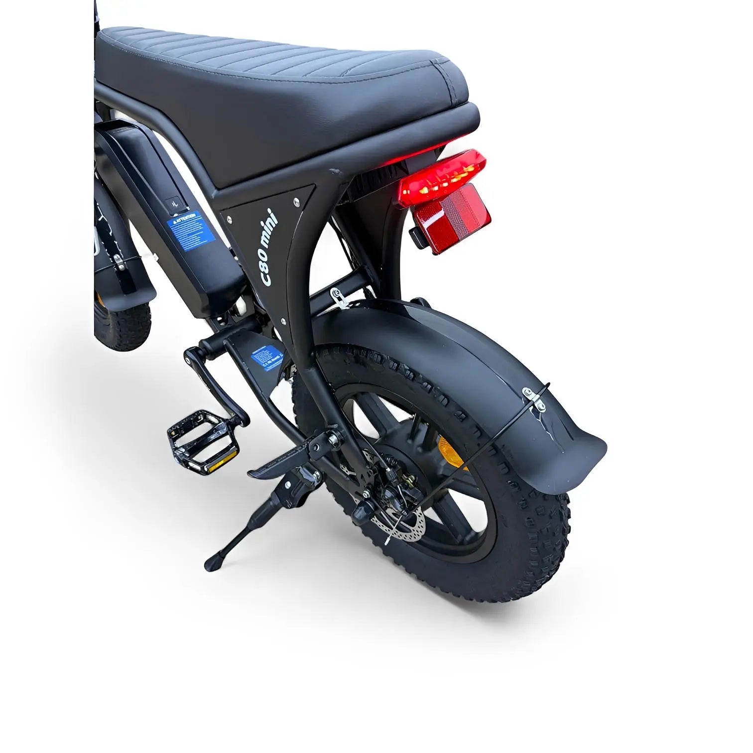 Ouxi C80 Mini Fatbike Mat Zwart - AE-trading