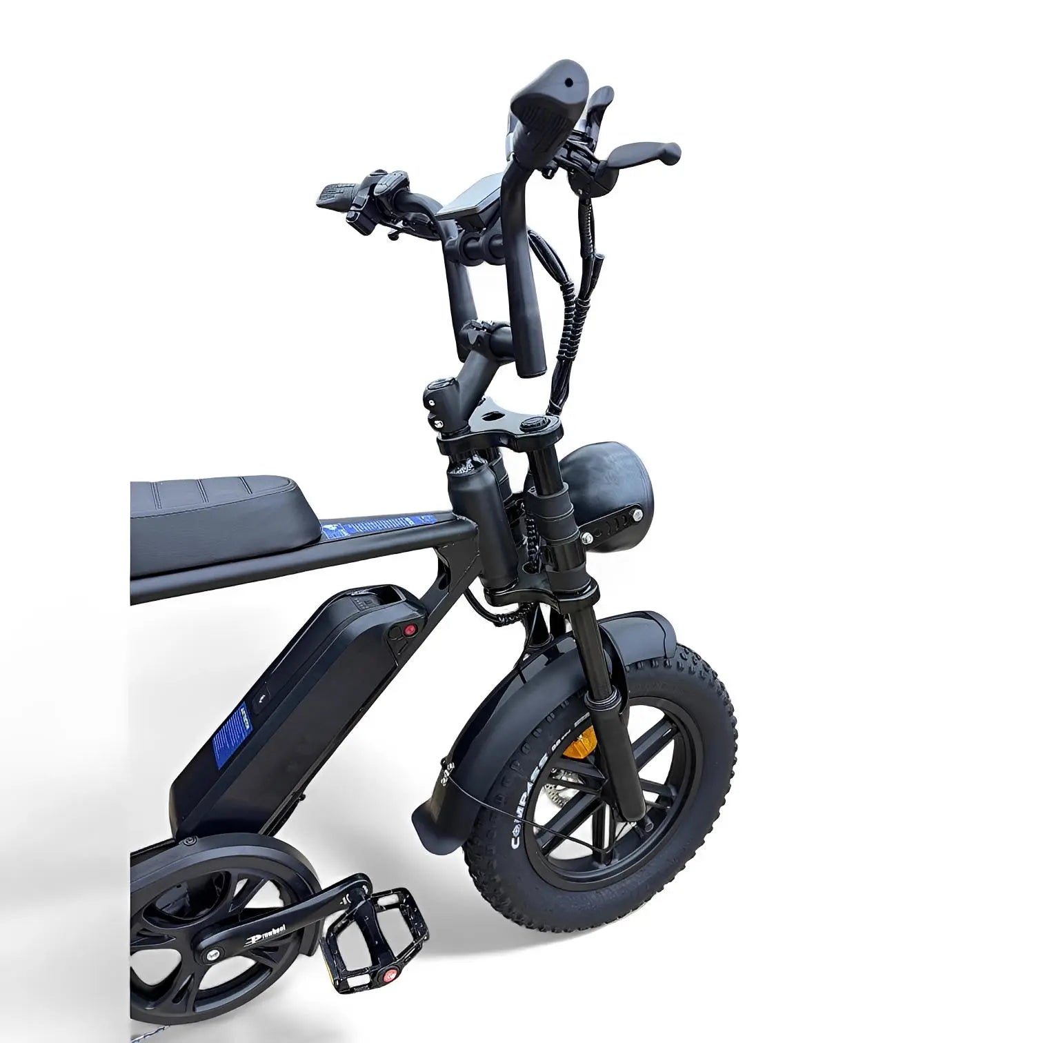 Ouxi C80 Mini Fatbike Mat Zwart - AE-trading