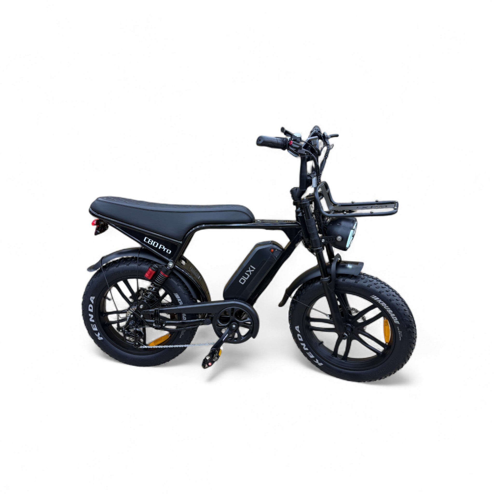 Ouxi C80 Pro Fatbike Zwart met Hydraulische Remmen - AE-trading