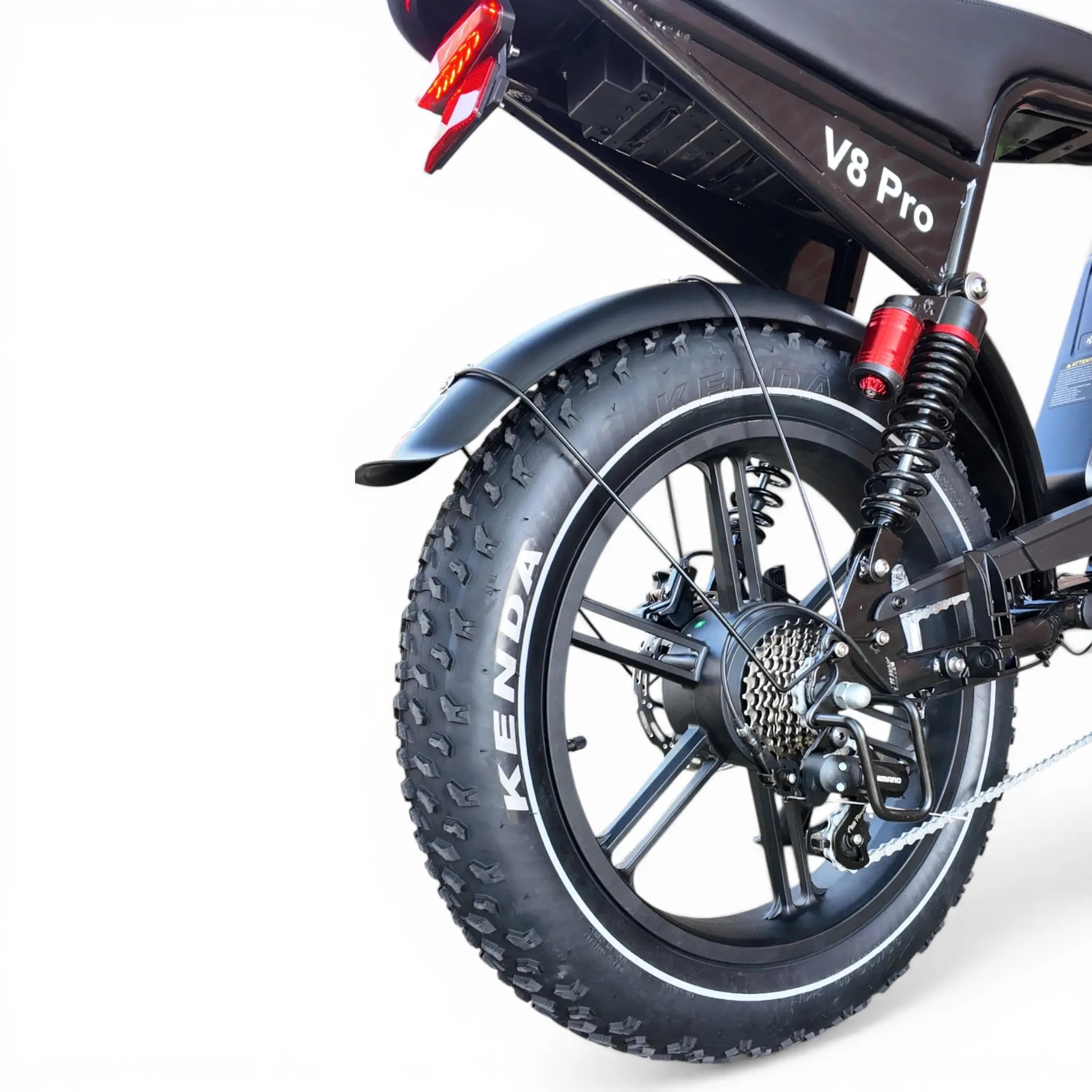 Ouxi C80 Pro Fatbike Zwart met Hydraulische Remmen - AE-trading
