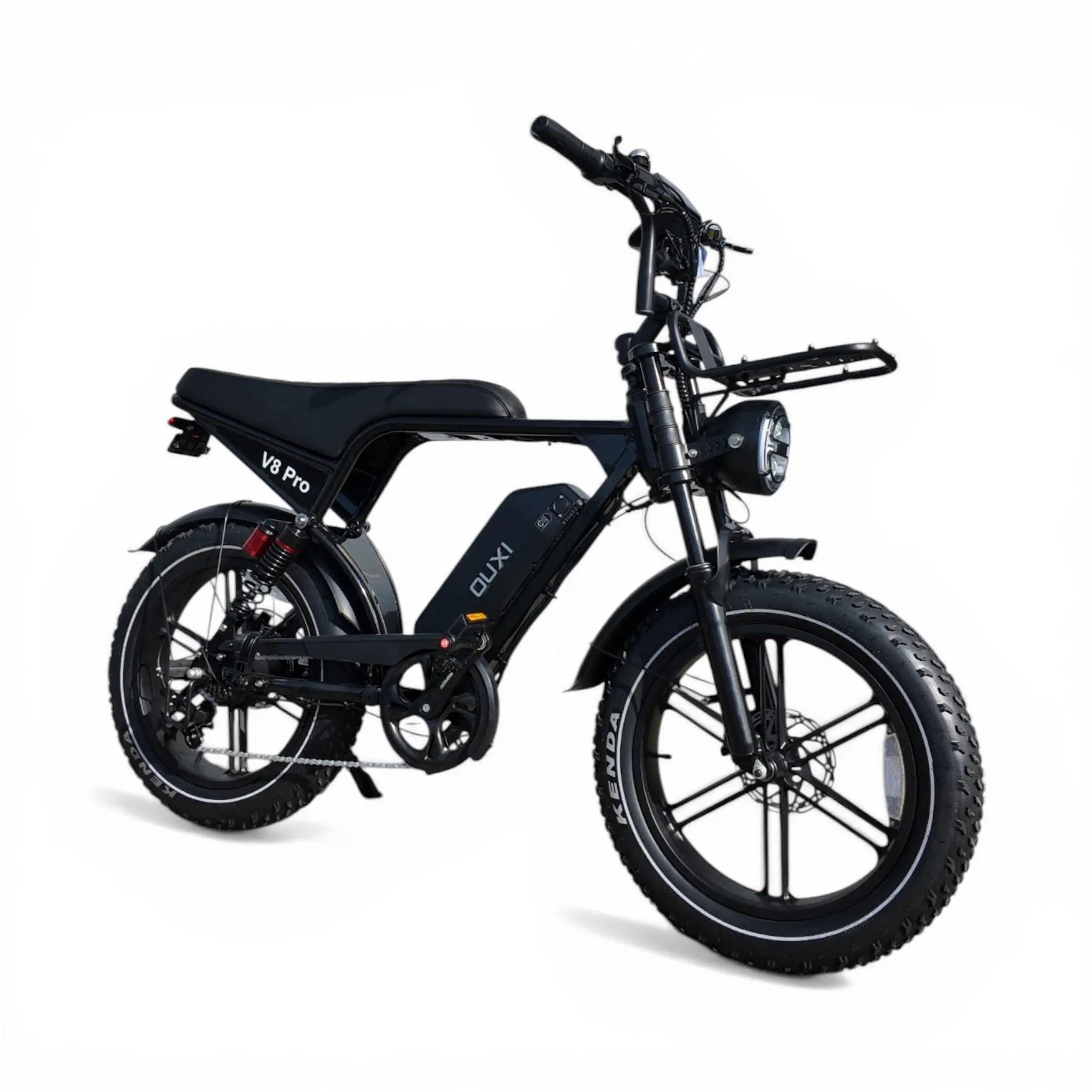 Ouxi C80 Pro Fatbike Zwart met Hydraulische Remmen - AE-trading