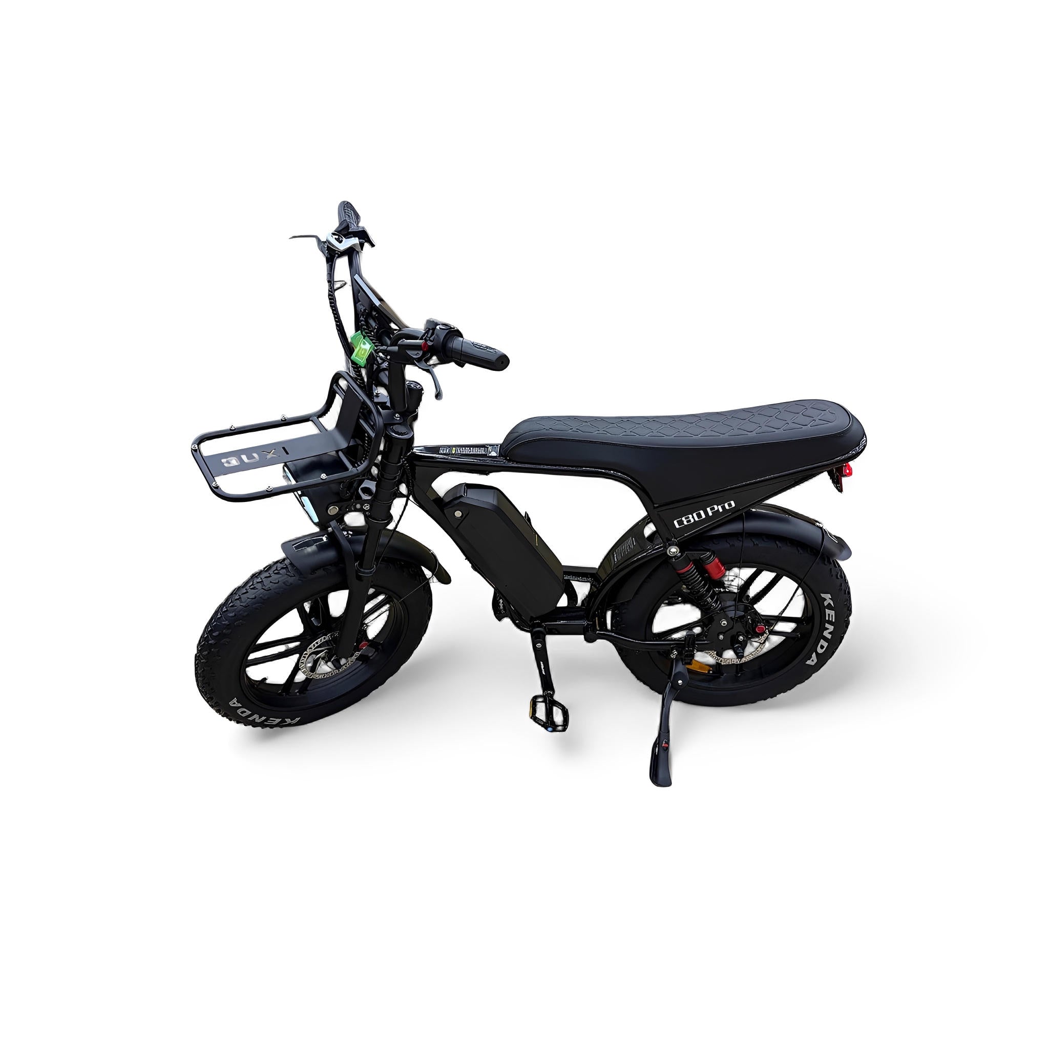 Ouxi C80 Pro Fatbike Zwart met Hydraulische Remmen - AE-trading