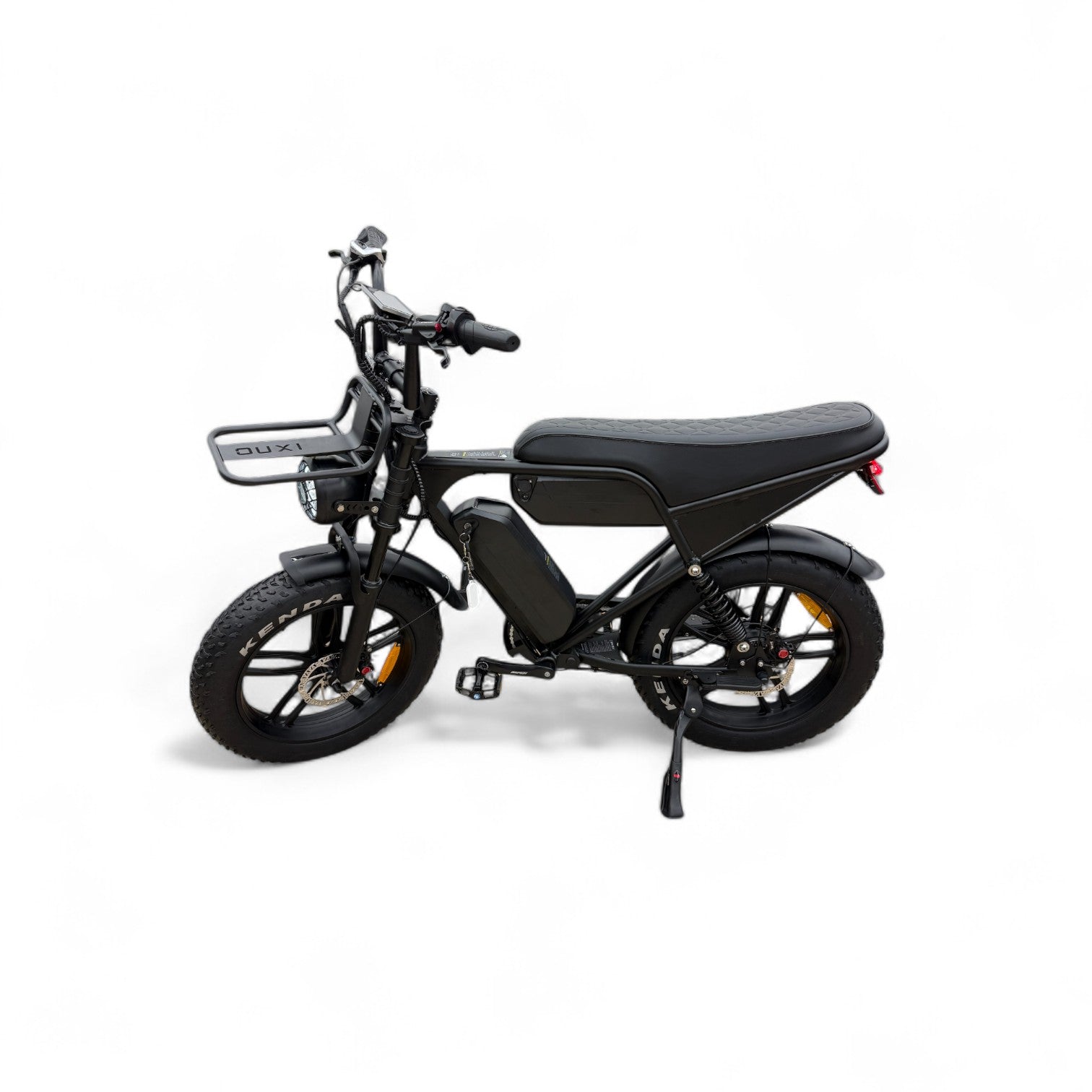 Ouxi C80 Pro Max Fatbike Zwart Dubbele Accu met Hydraulische Remmen
