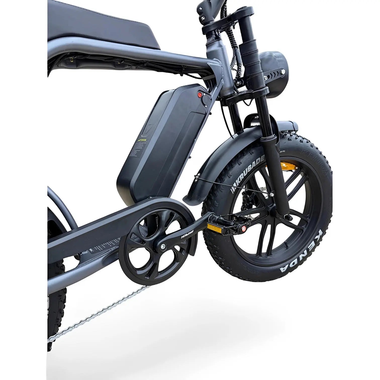 Ouxi C80 V8 5.0 Fatbike – Space Grey - Inclusief Accessoires - AE-trading