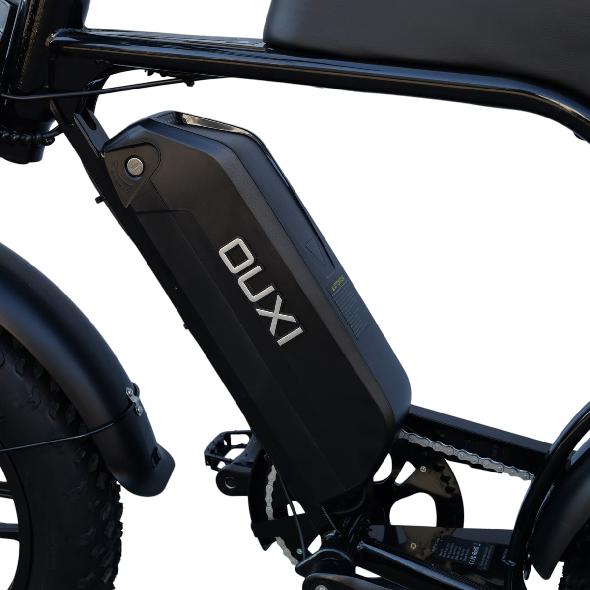 Ouxi C80 V8 6.0 Fatbike - Zwart - Hydraulische Remmen & NFC 2026 - AE-trading