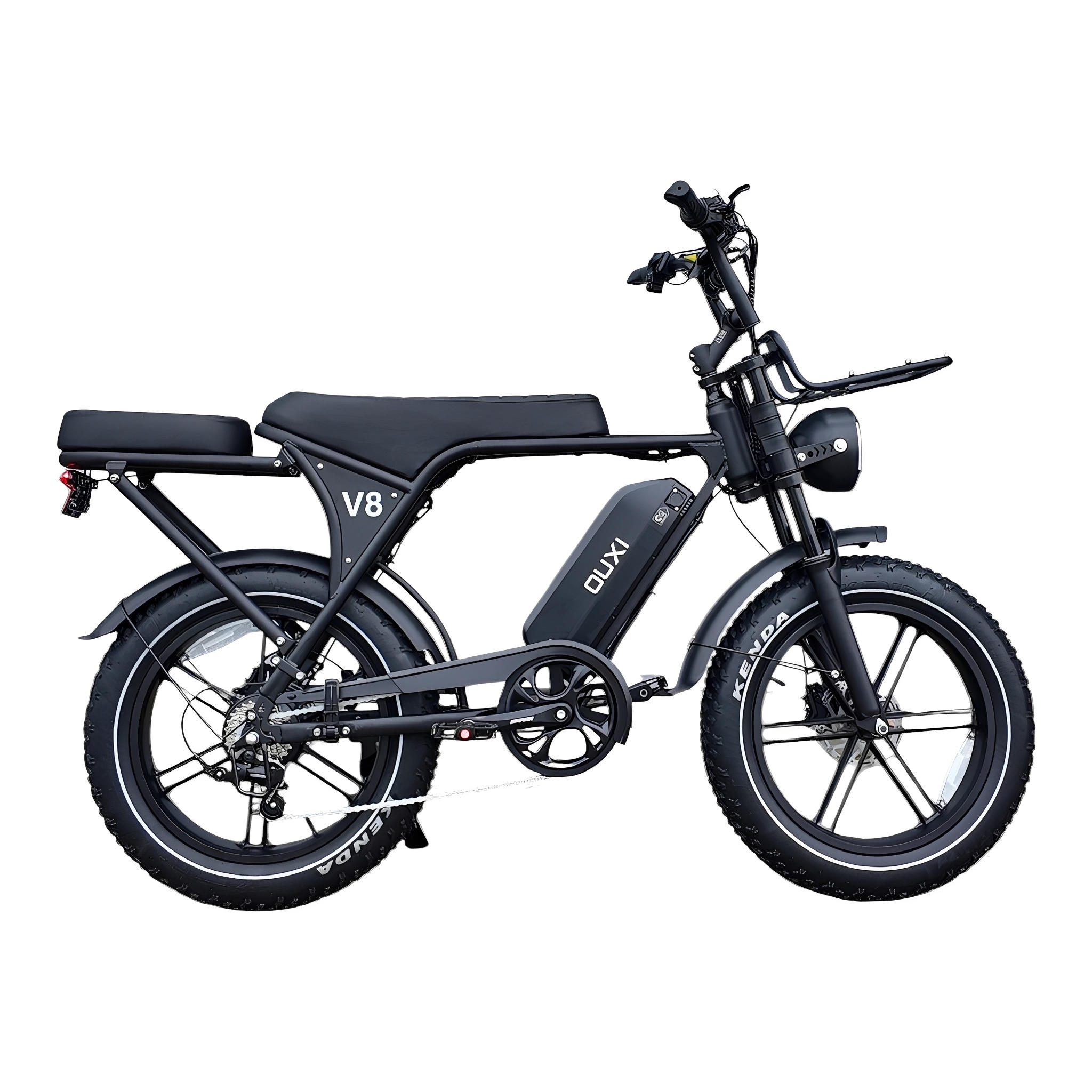Ouxi C80 V8 6.0 Fatbike Zwart met Hydraulische Remmen & NFC 2026 - AE-trading