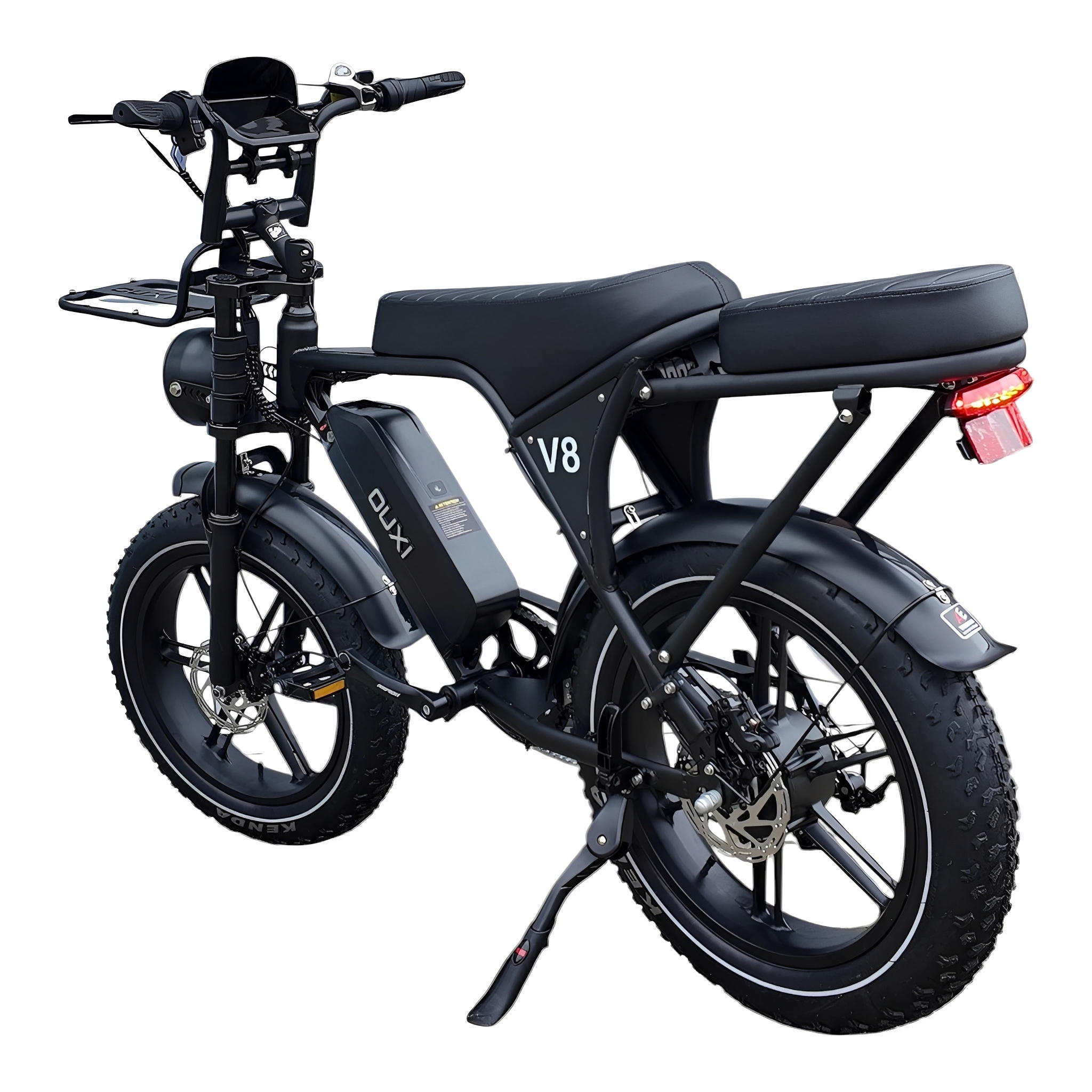 Ouxi C80 V8 6.0 Fatbike Zwart met Hydraulische Remmen & NFC 2026 - AE-trading