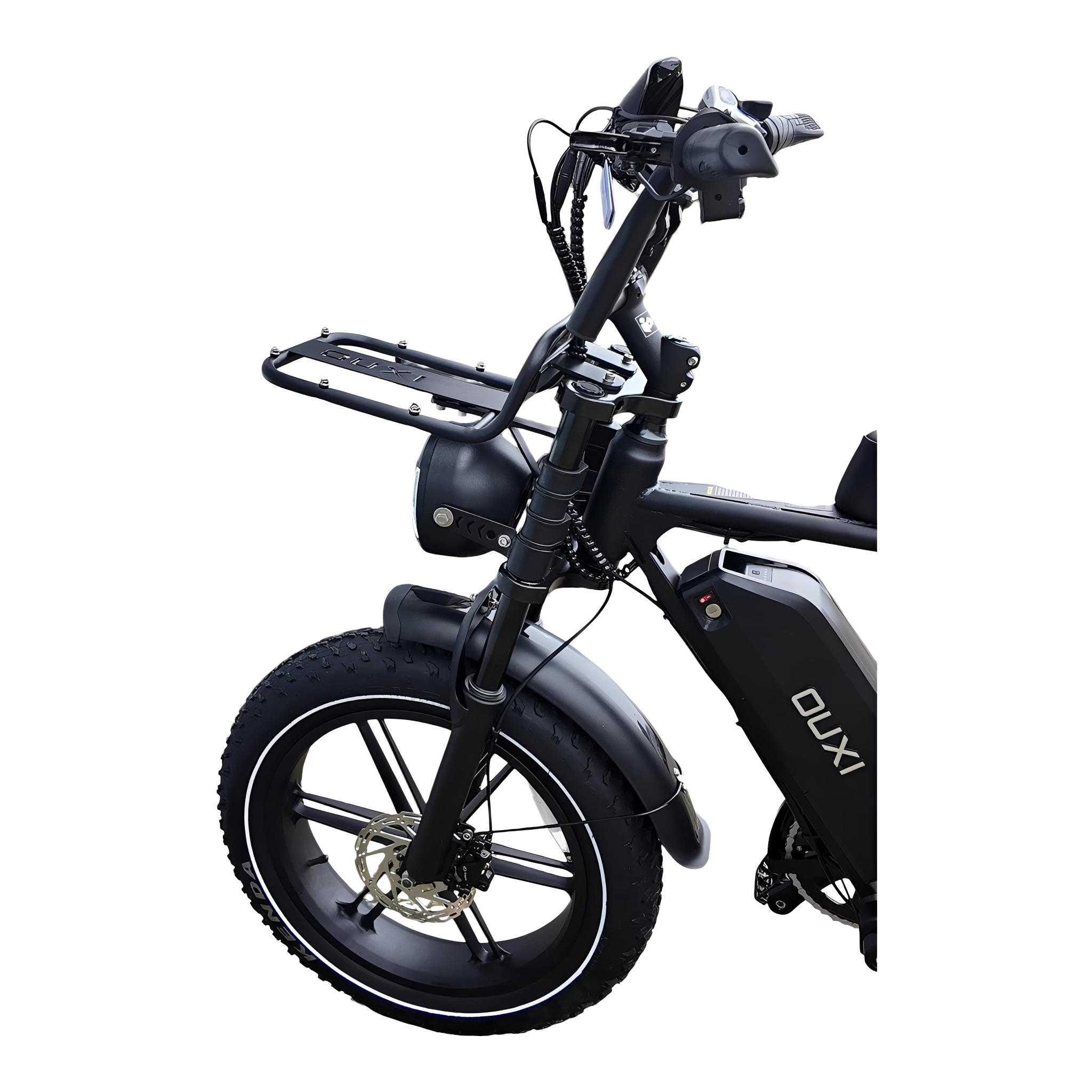 Ouxi C80 V8 6.0 Fatbike Zwart met Hydraulische Remmen & NFC 2026 - AE-trading