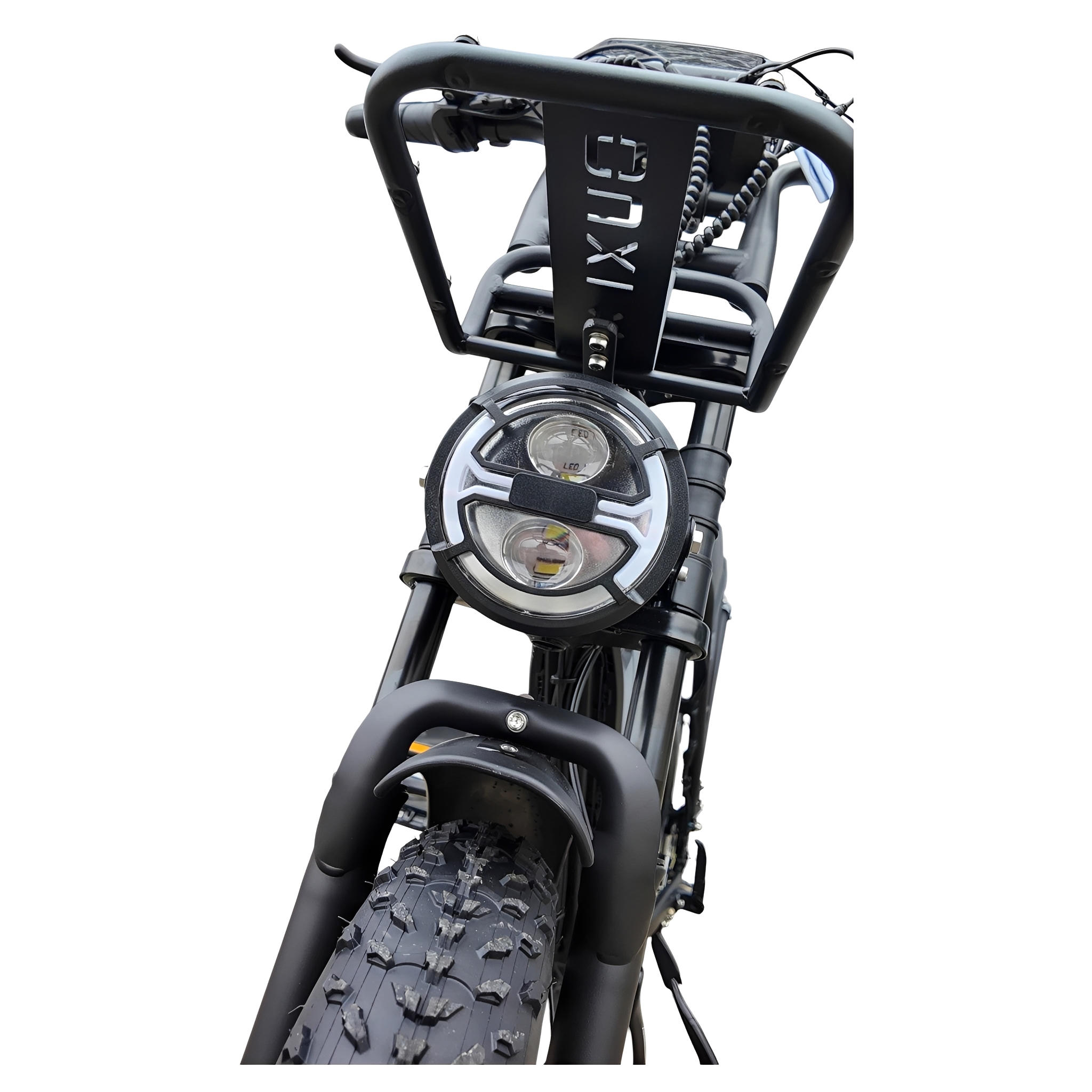 Ouxi C80 V8 6.0 Fatbike Zwart met Hydraulische Remmen & NFC 2026 - AE-trading