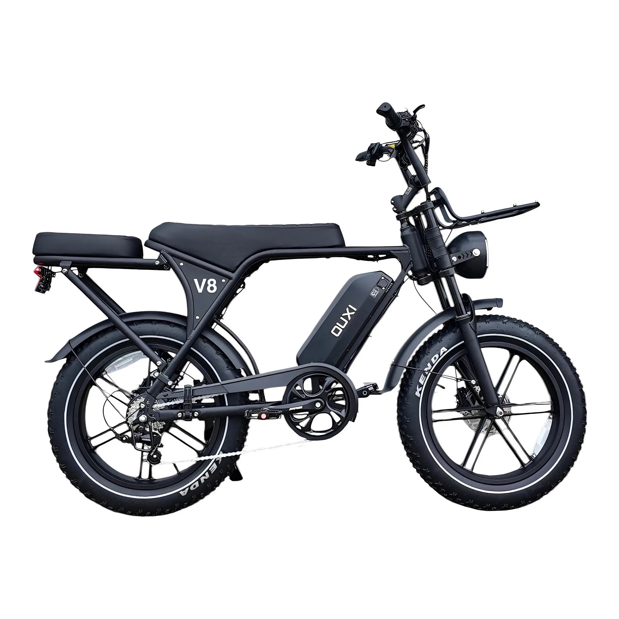Ouxi C80 V8 6.0 Fatbike Zwart met Hydraulische Remmen & NFC 2026 - AE-trading