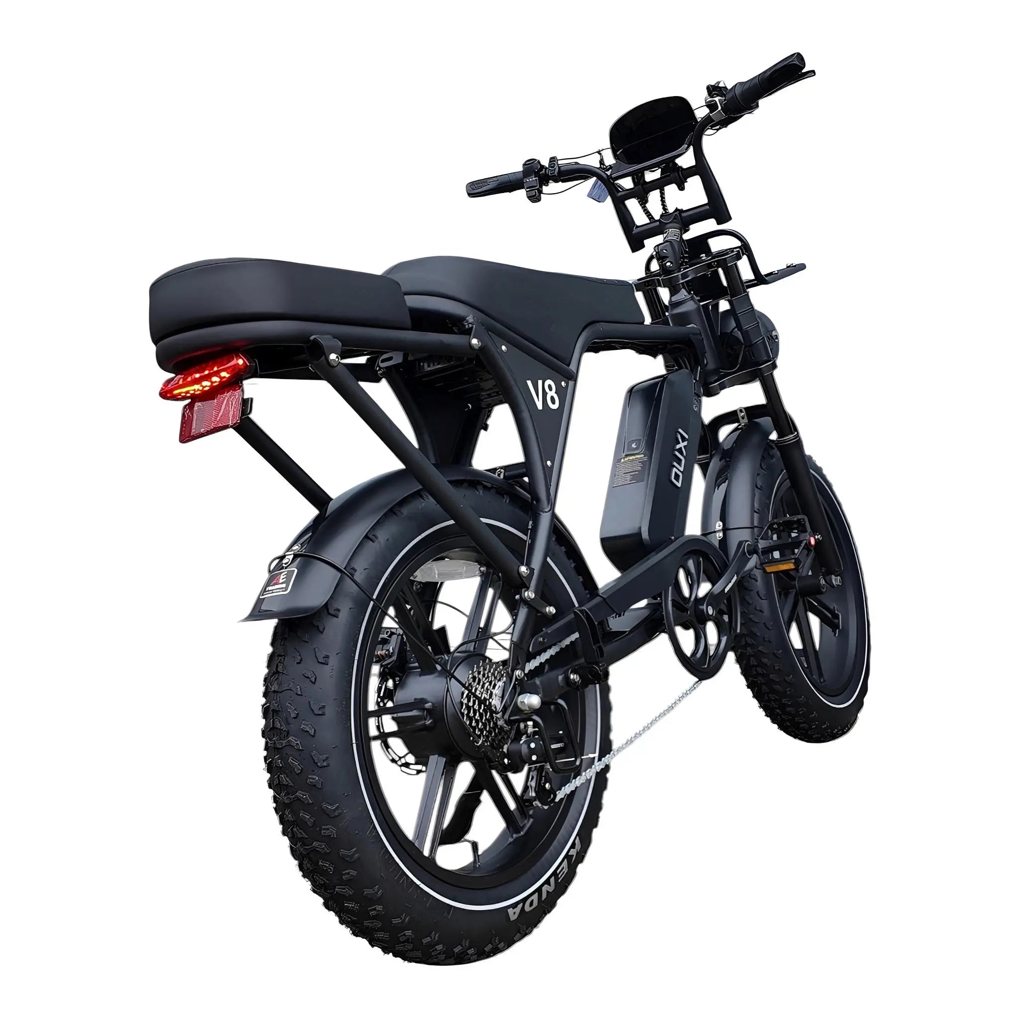 Ouxi C80 V8 6.0 Fatbike Zwart met Hydraulische Remmen & NFC 2026 - AE-trading