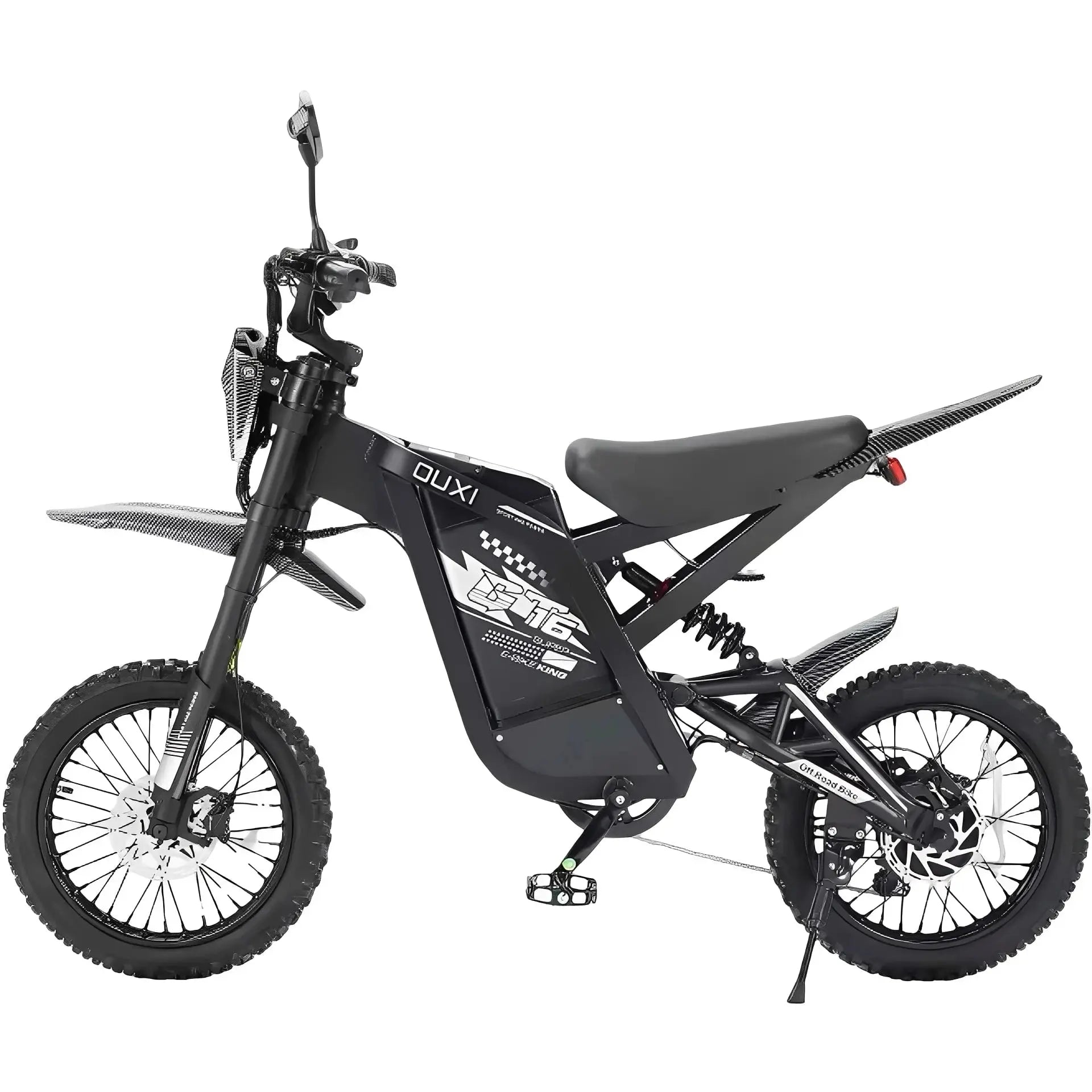 Ouxi GT16 Mini Fatbike - Zwart - Skinnybike - AE-trading