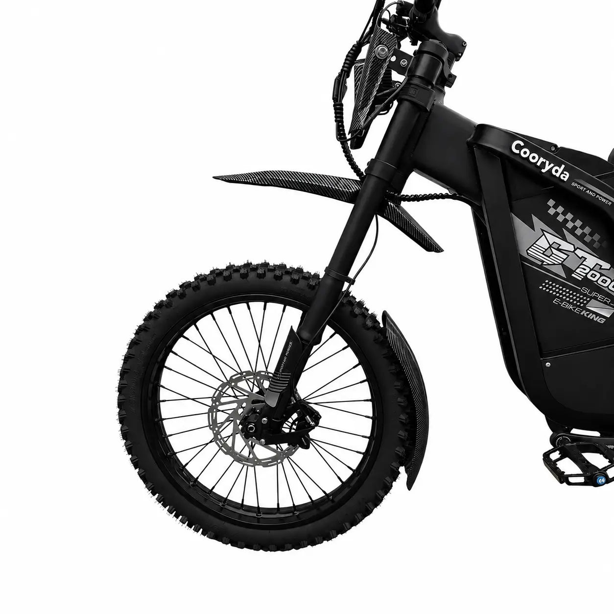 Ouxi GT2000 Fatbike – Zwart/Grijs - Skinnybike