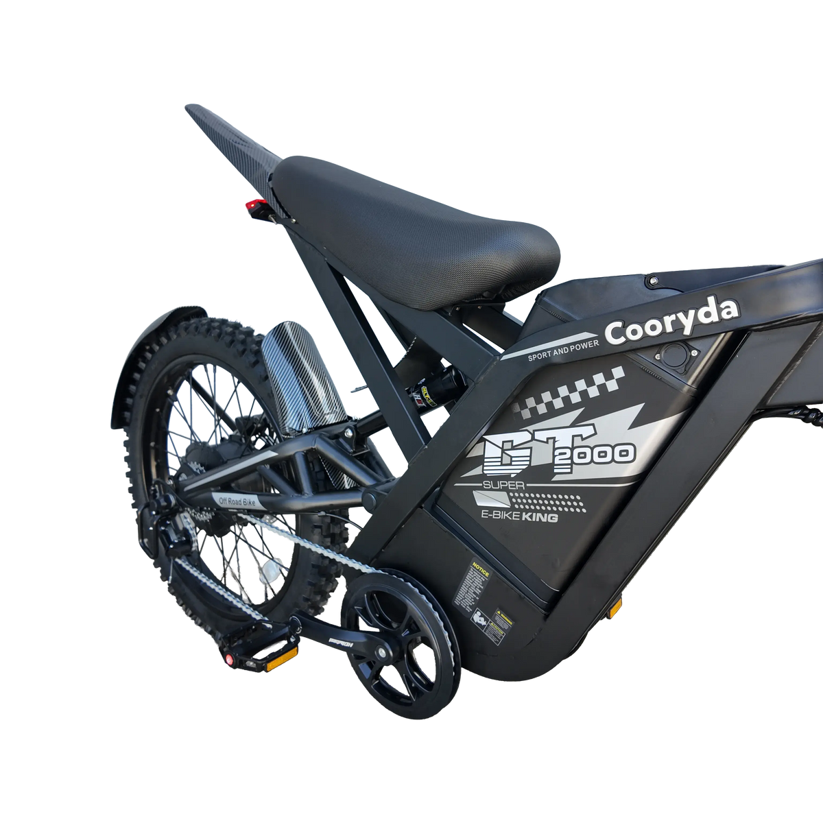 Ouxi GT2000 Fatbike – Zwart/Grijs - Skinnybike - AE-trading