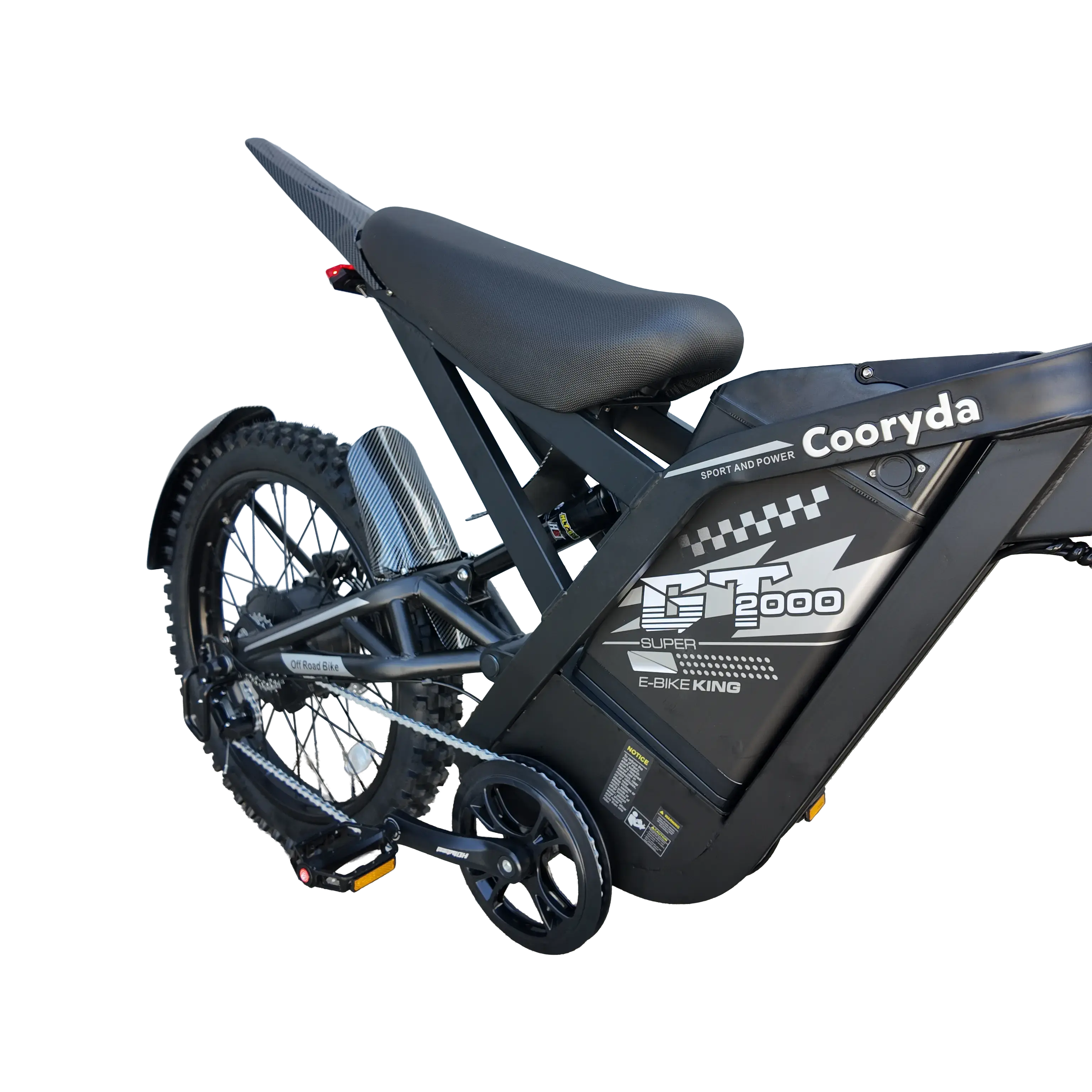 Ouxi GT2000 Fatbike – Zwart/Grijs - Skinnybike - AE-trading