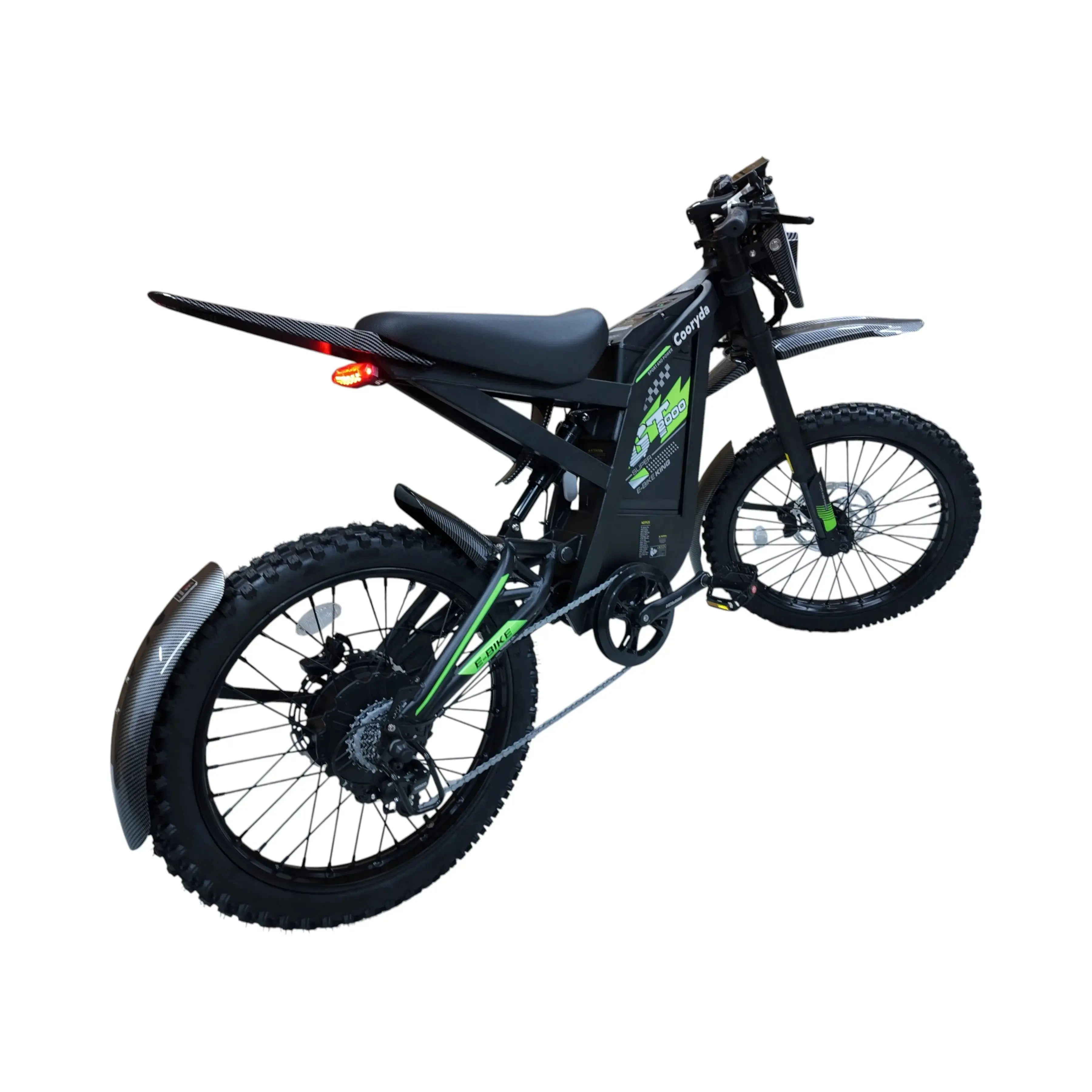 Ouxi GT2000 Fatbike – Zwart/Groen - Skinnybike - AE-trading