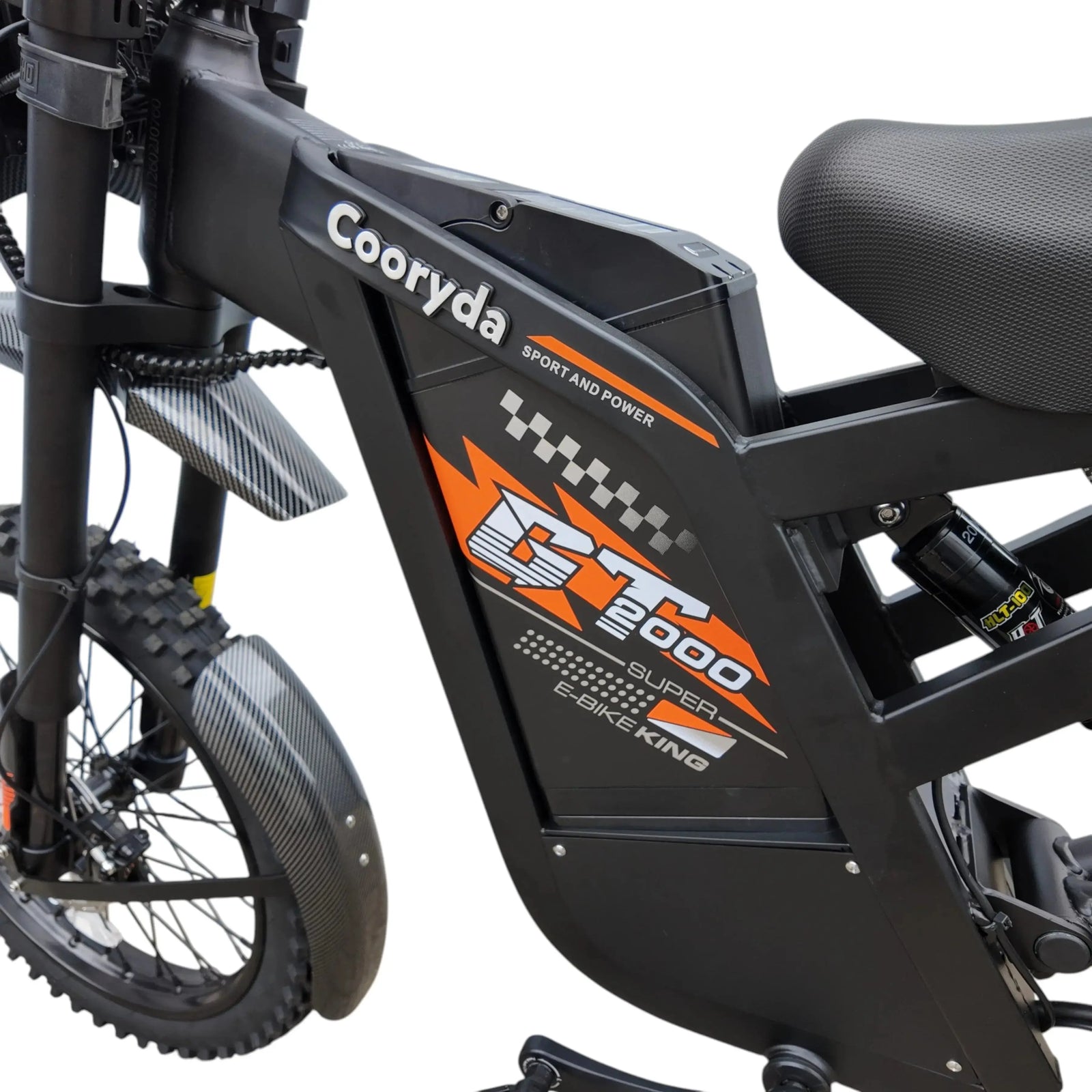 Ouxi GT2000 Fatbike – Zwart/Oranje - Skinnybike - AE-trading