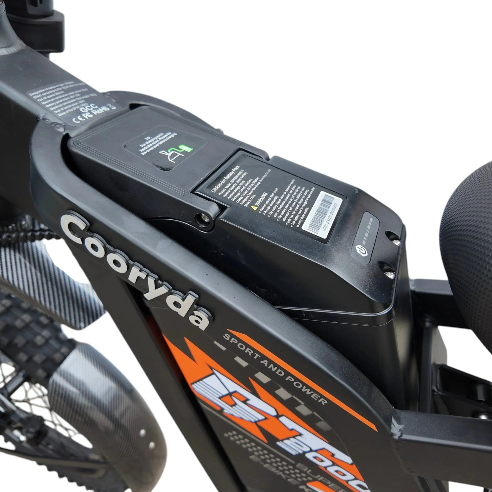 Ouxi GT2000 Fatbike – Zwart/Oranje - Skinnybike - AE-trading
