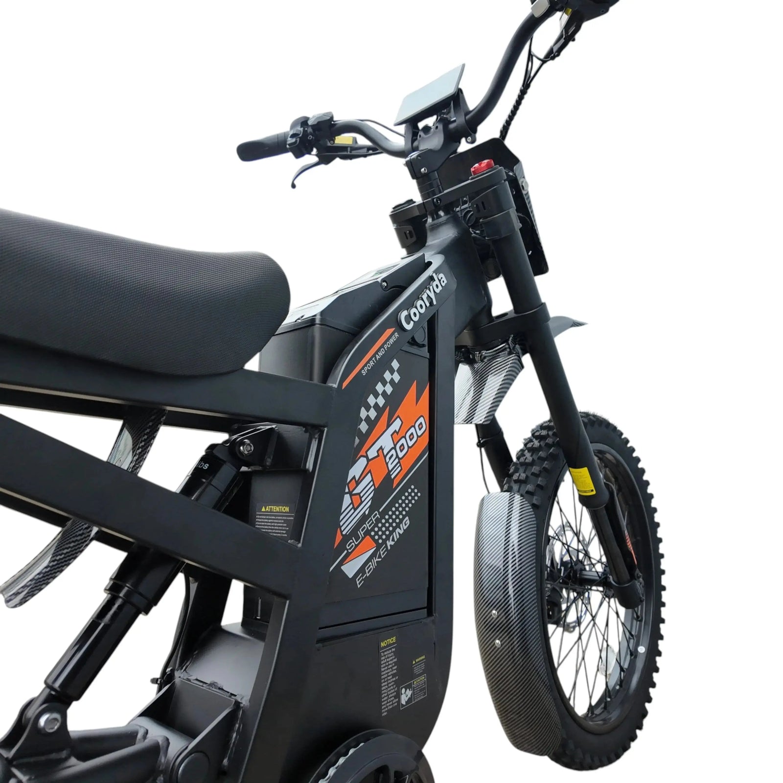 Ouxi GT2000 Fatbike – Zwart/Oranje - Skinnybike - AE-trading