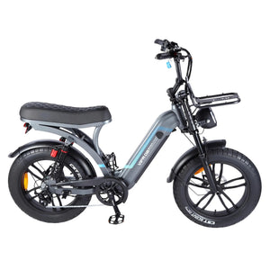 Ouxi Q8-S - Fatbike - IJzer Grijs - Lage Instap - AE-trading