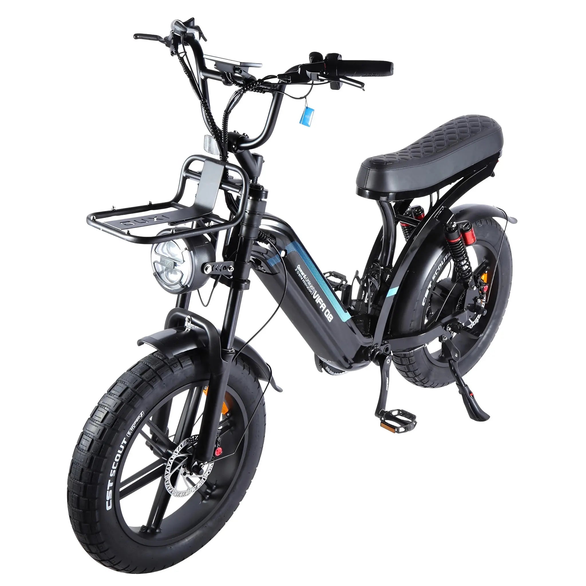 Ouxi Q8-S - Fatbike - Zwart - Lage Instap - AE-trading