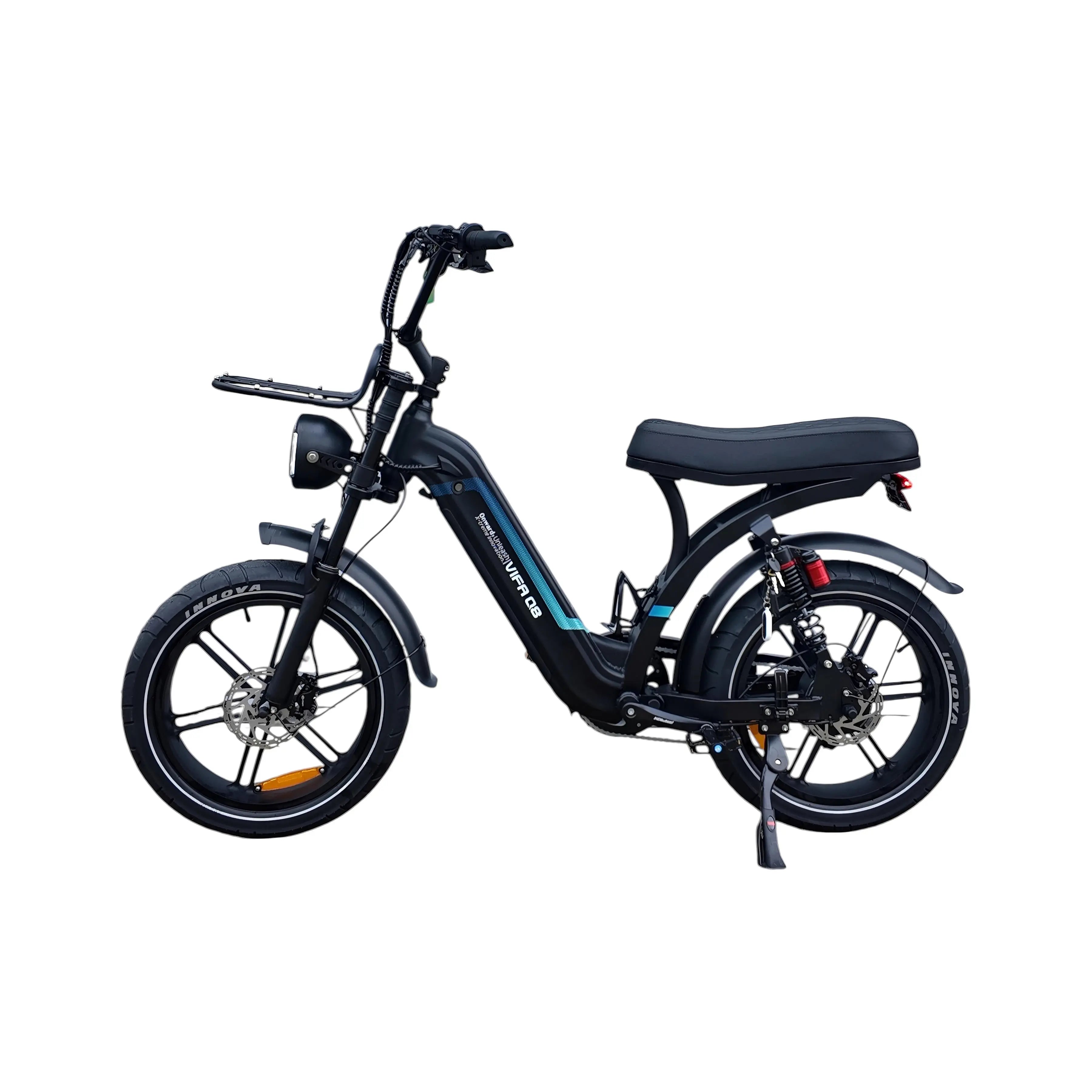 Ouxi Q8 - Zwart - Lage Instap - Elektrische Fatbike - AE-trading