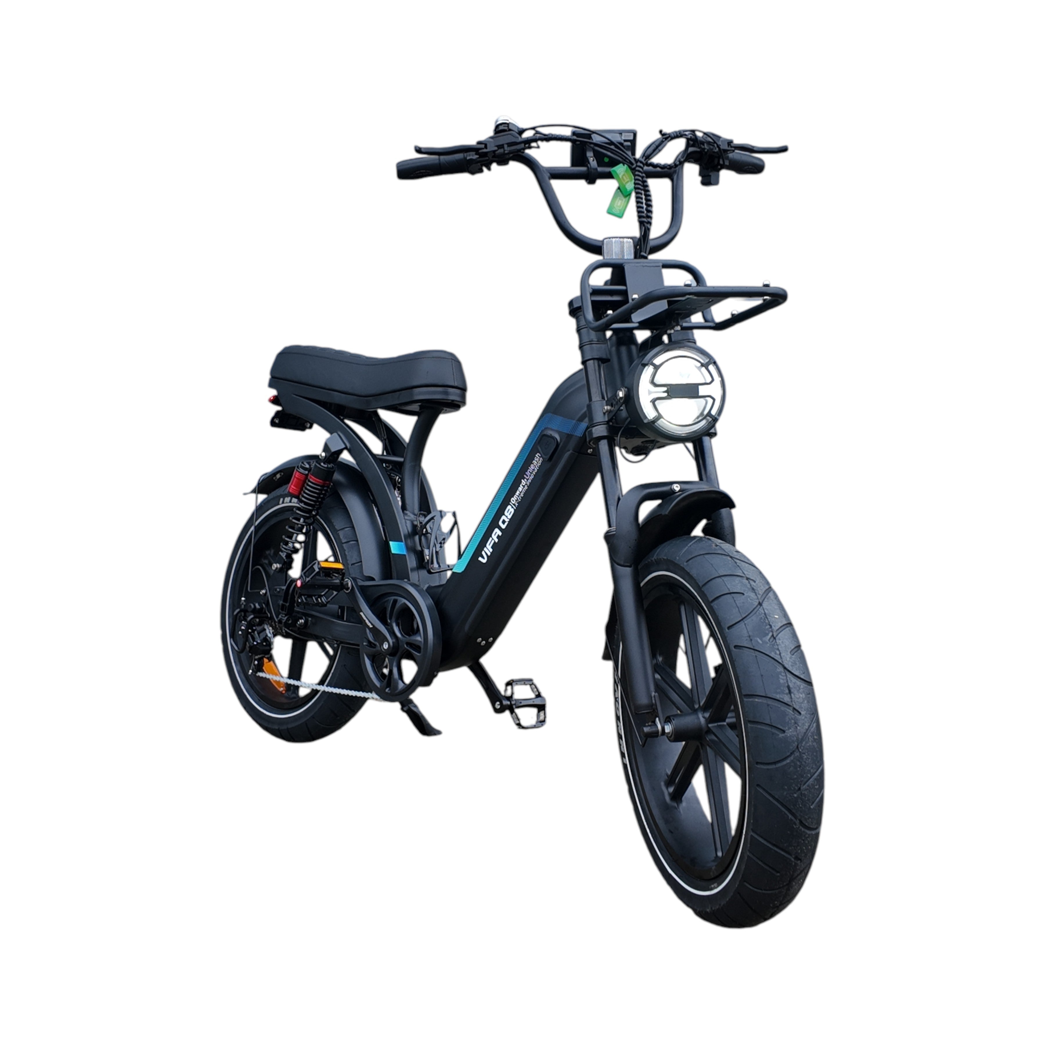 Ouxi Q8 - Zwart - Lage Instap - Elektrische Fatbike - AE-trading