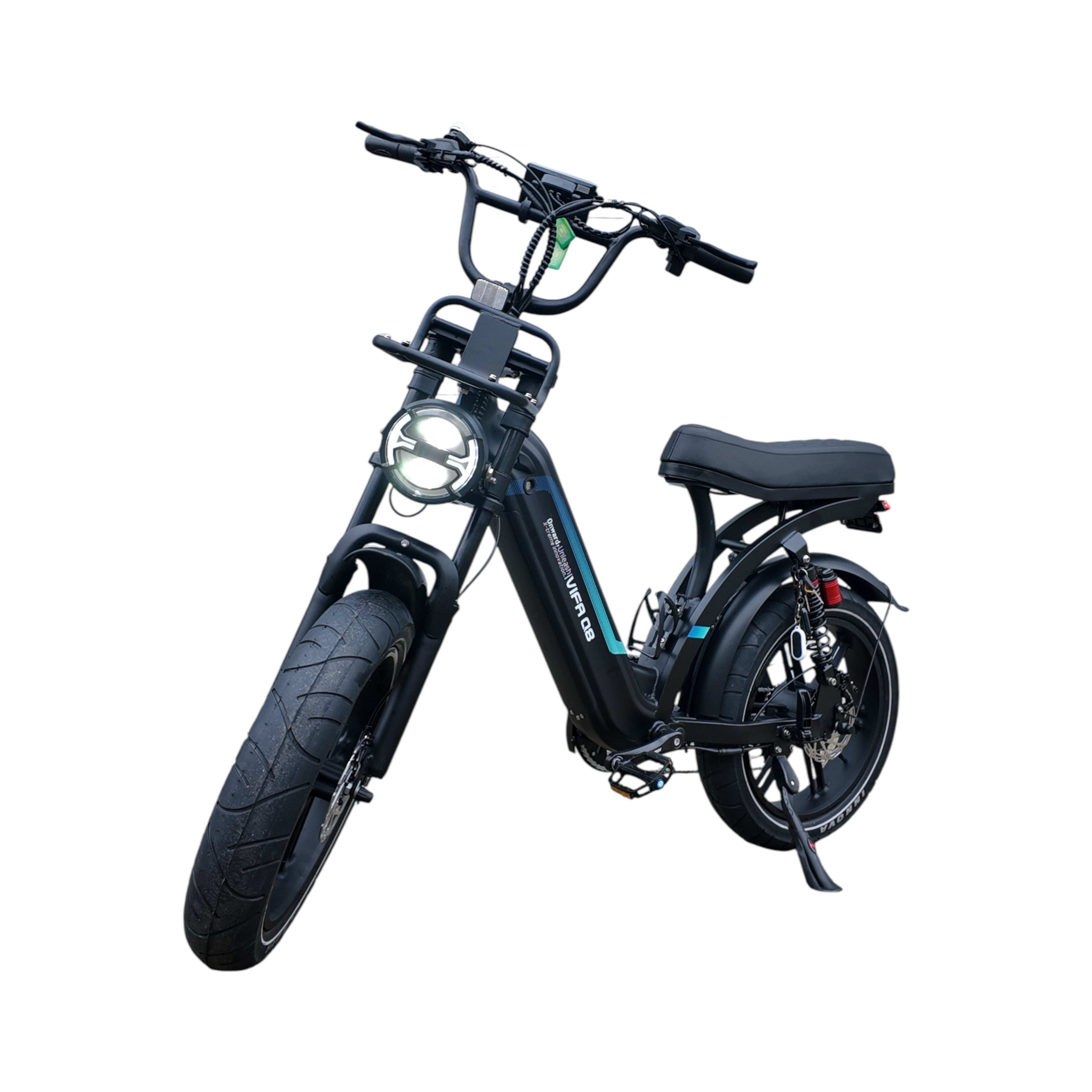 Ouxi Q8 - Zwart - Lage Instap - Elektrische Fatbike - AE-trading