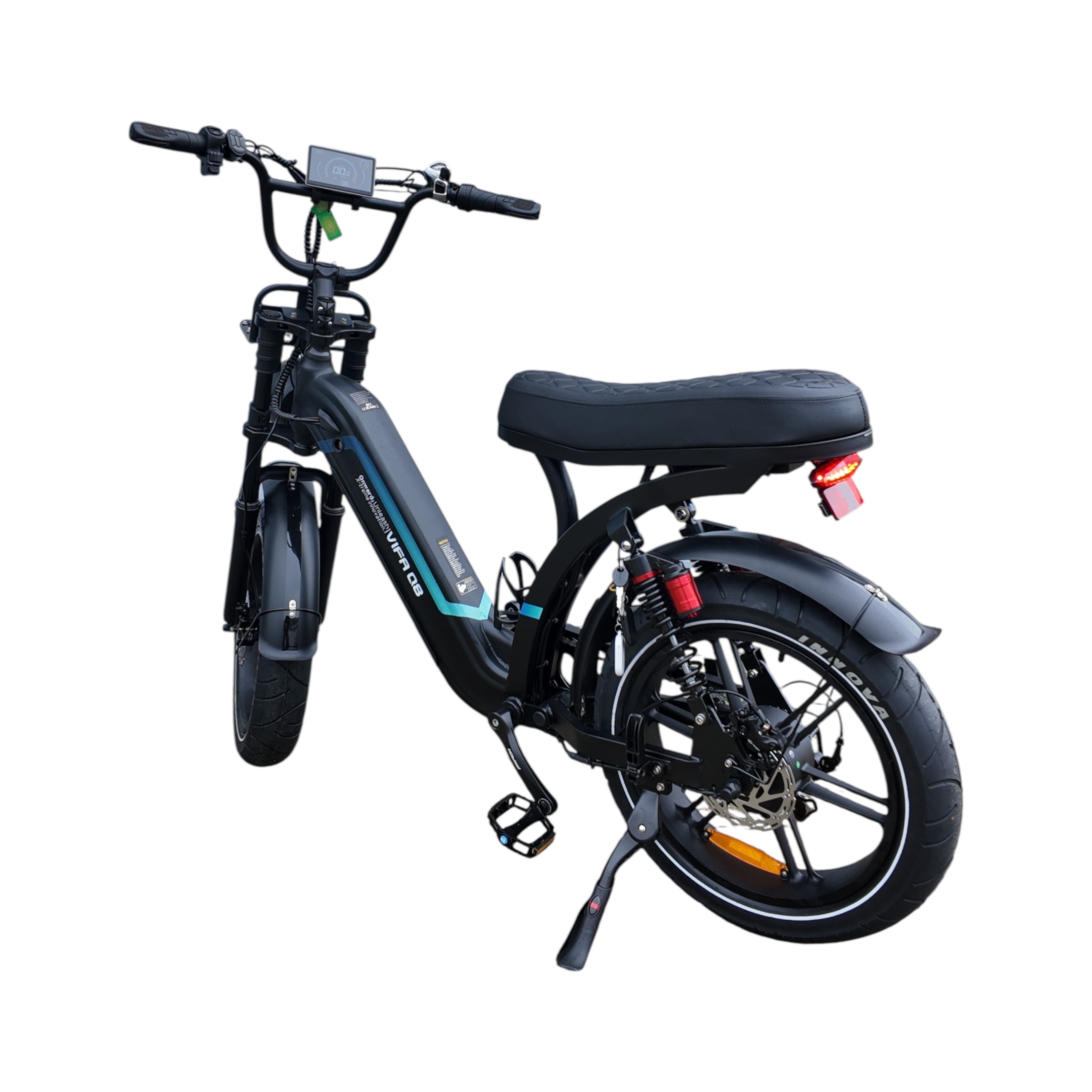 Ouxi Q8 - Zwart - Lage Instap - Elektrische Fatbike - AE-trading