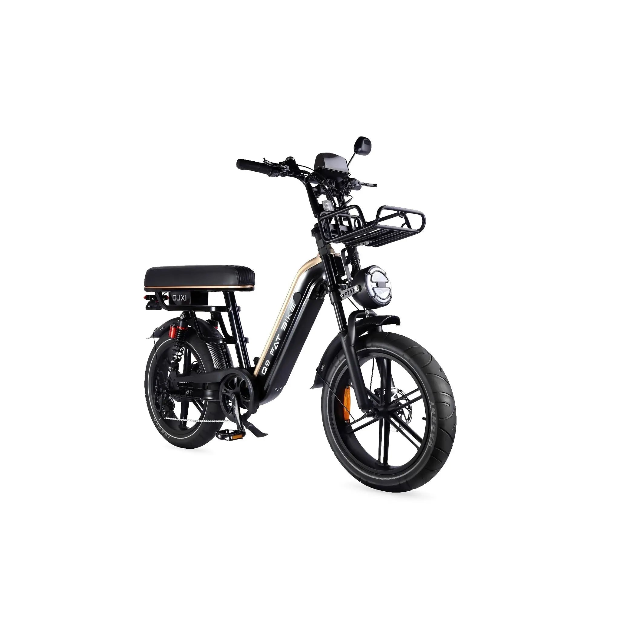 Ouxi Q9 - Fatbike - Zwart - Lage Instap - AE-trading