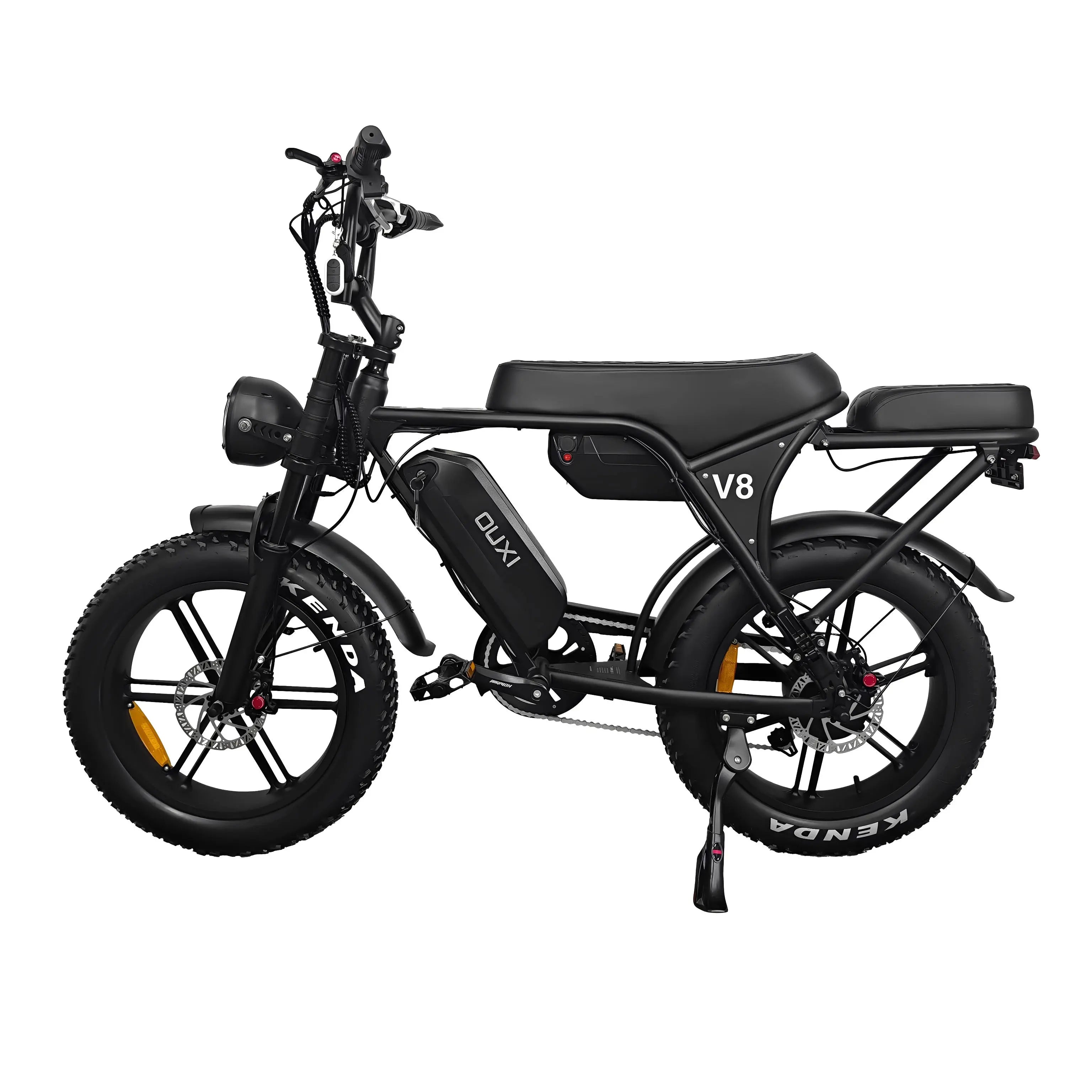 Ouxi V8 Max Fatbike - Zwart - Dubbele Accu - AE-trading