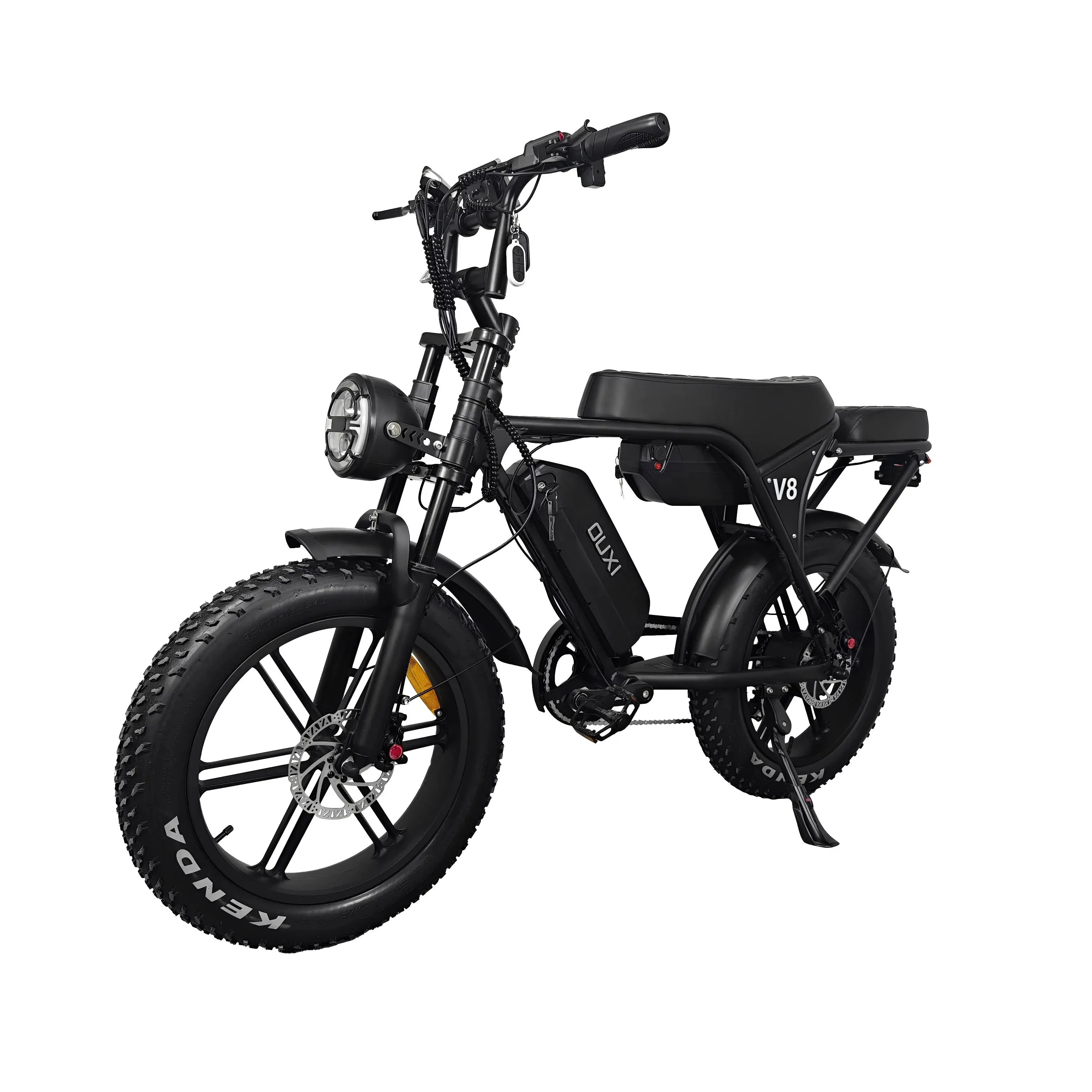Ouxi V8 Max Fatbike - Zwart - Dubbele Accu - AE-trading
