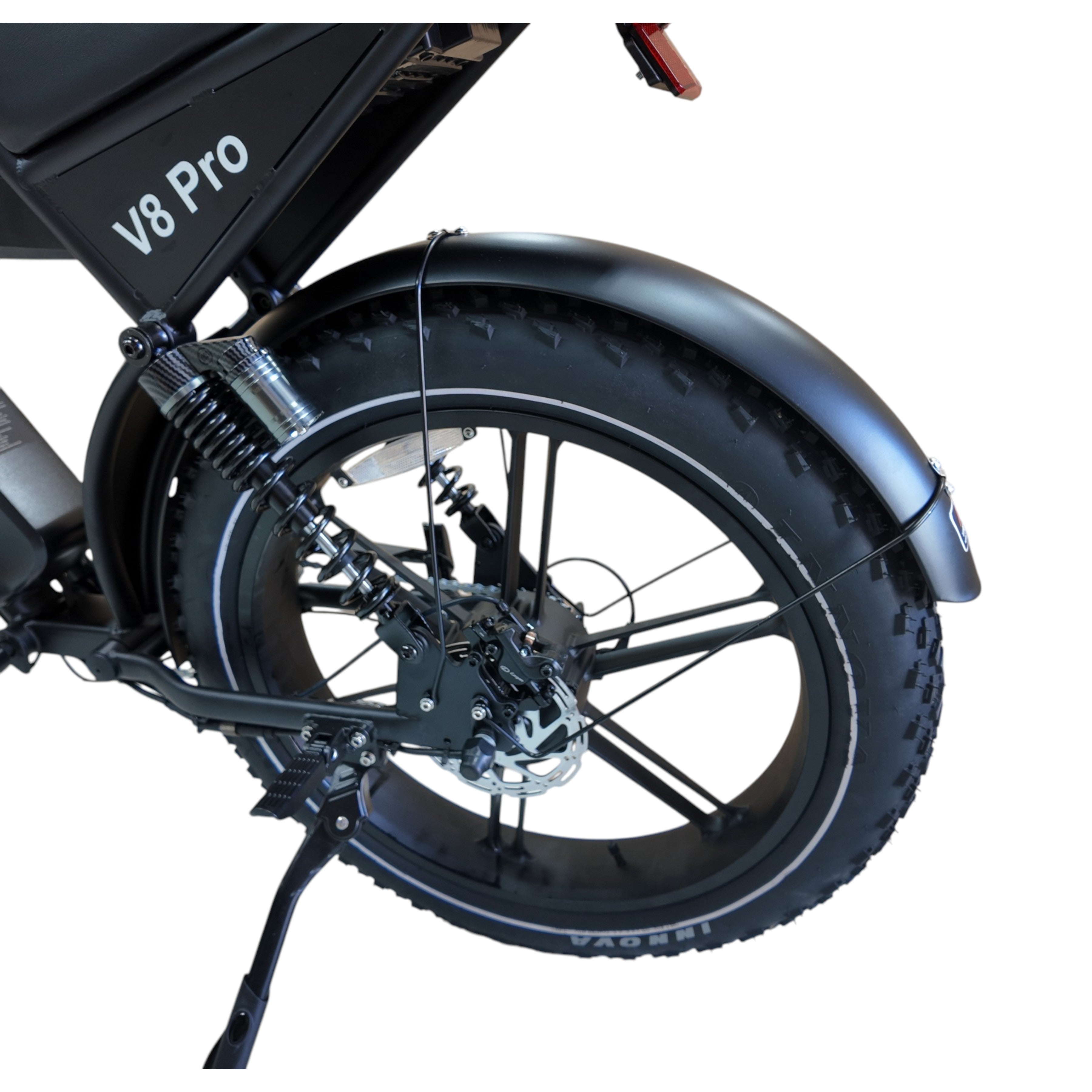 Ouxi V8 Pro Max 24 Inch Fatbike - Zwart - Dubbele Accu - AE-trading