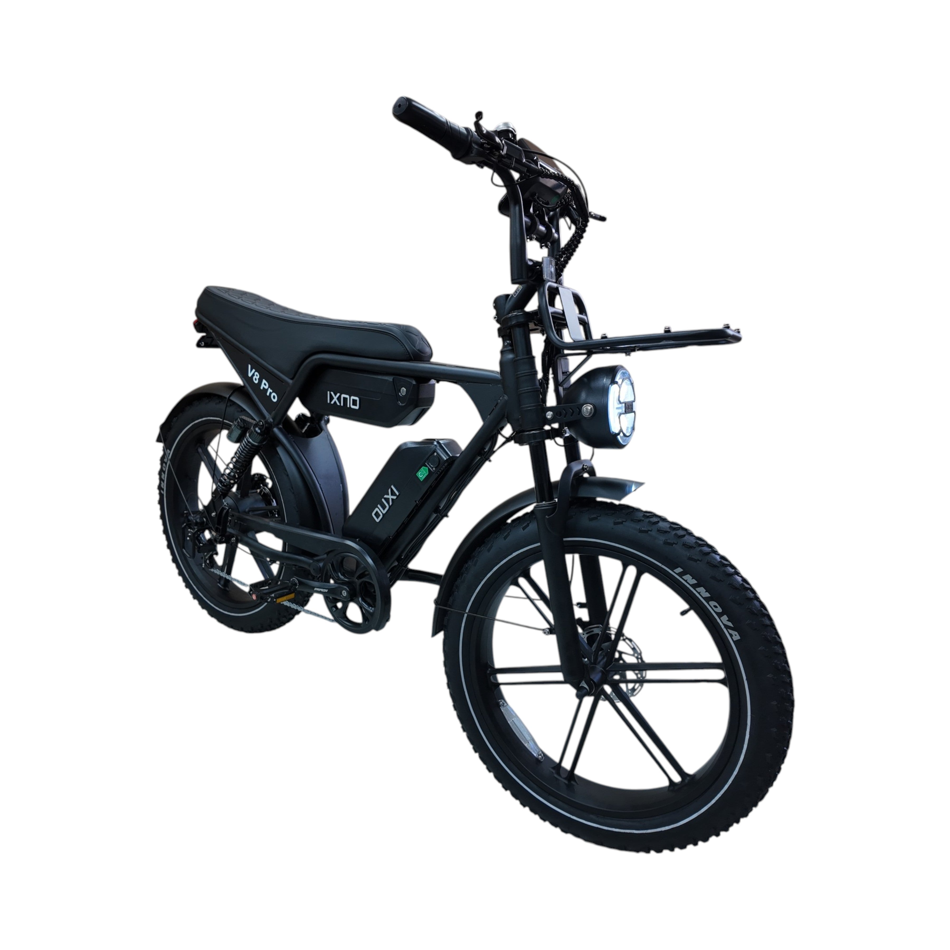 Ouxi V8 Pro Max 24 Inch Fatbike - Zwart - Dubbele Accu - AE-trading